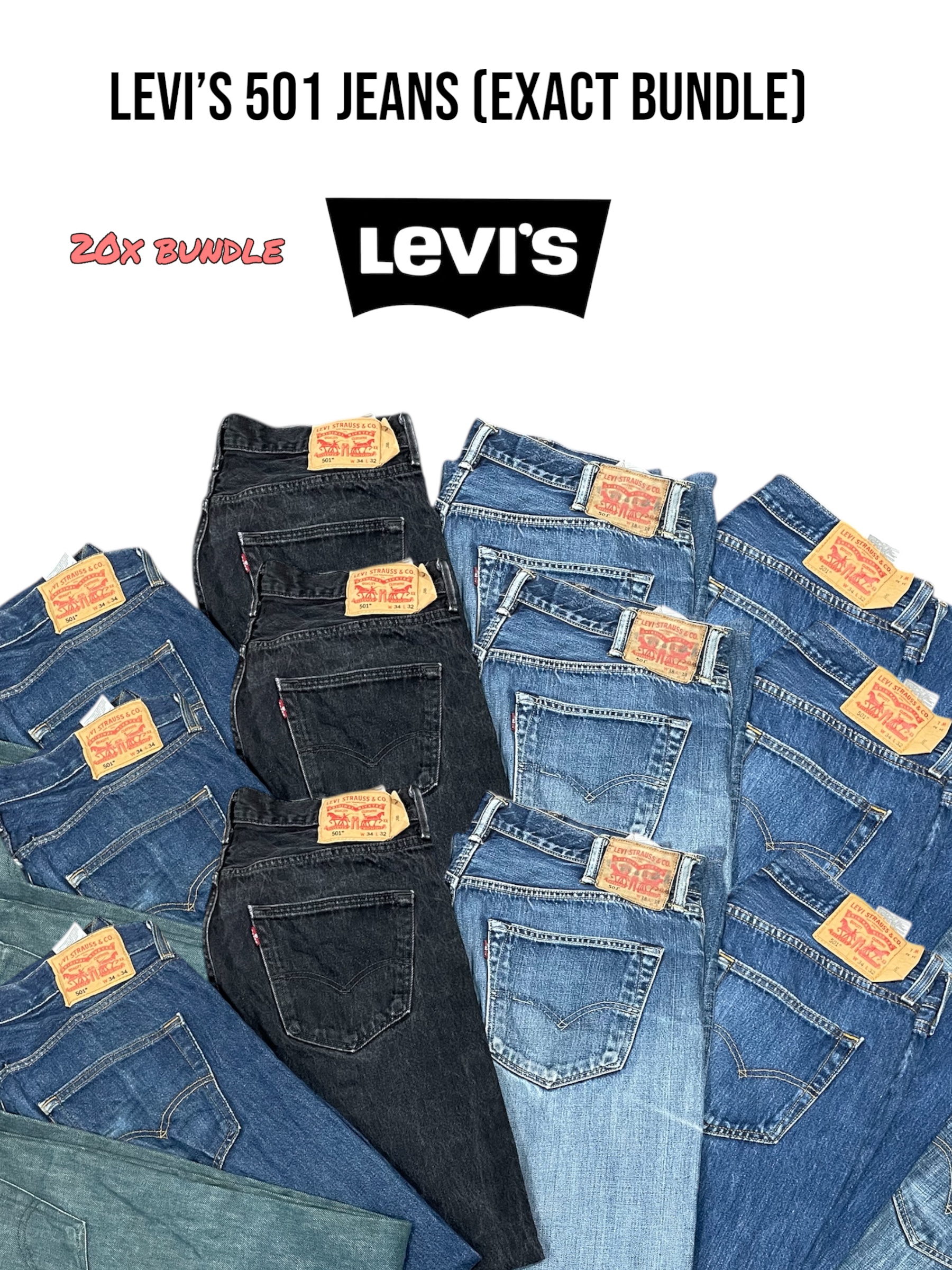 Levi's 501 jeans Pacchetto Esatto