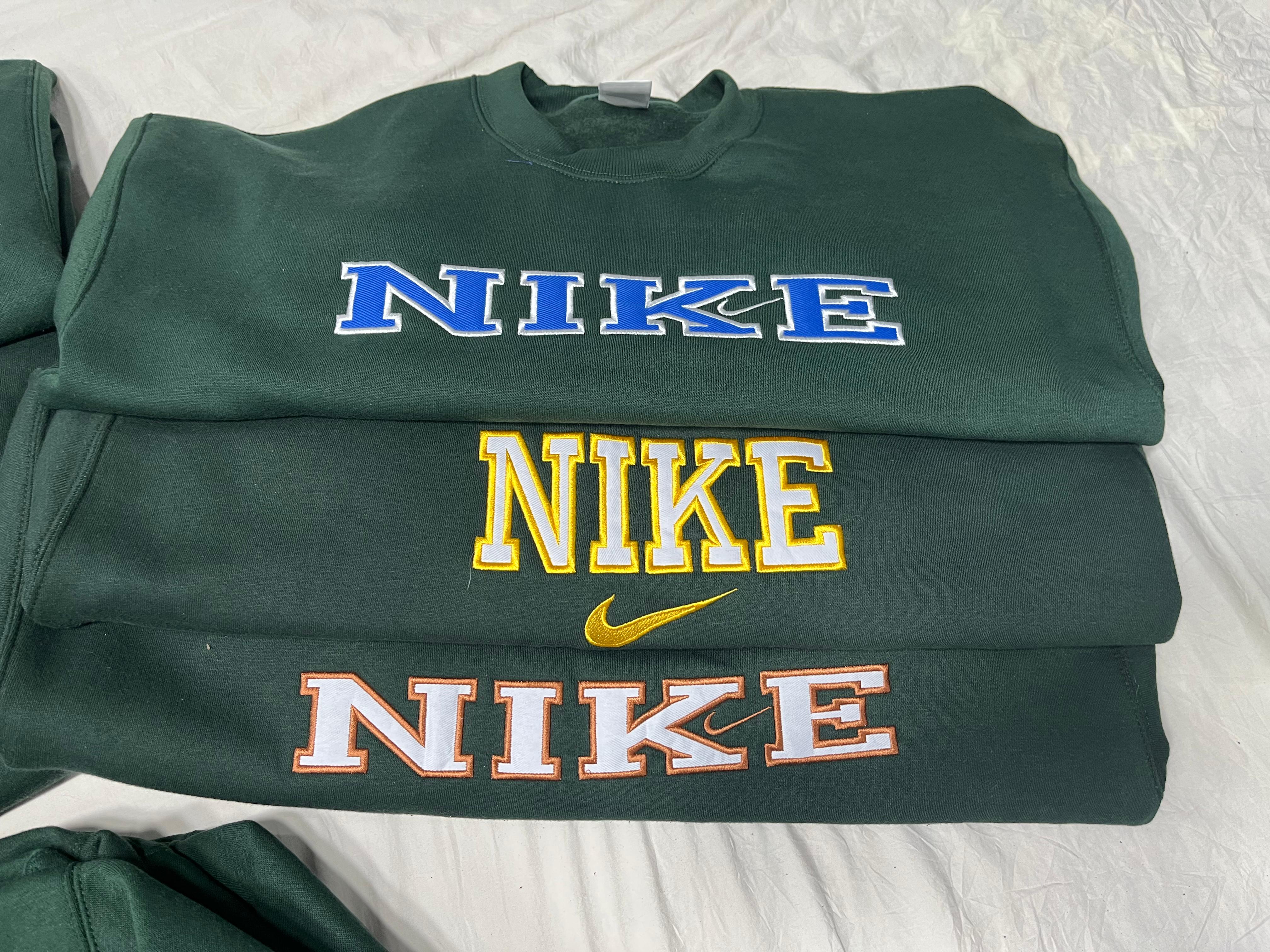 Rework Style Nike Sweat-shirt Vert.