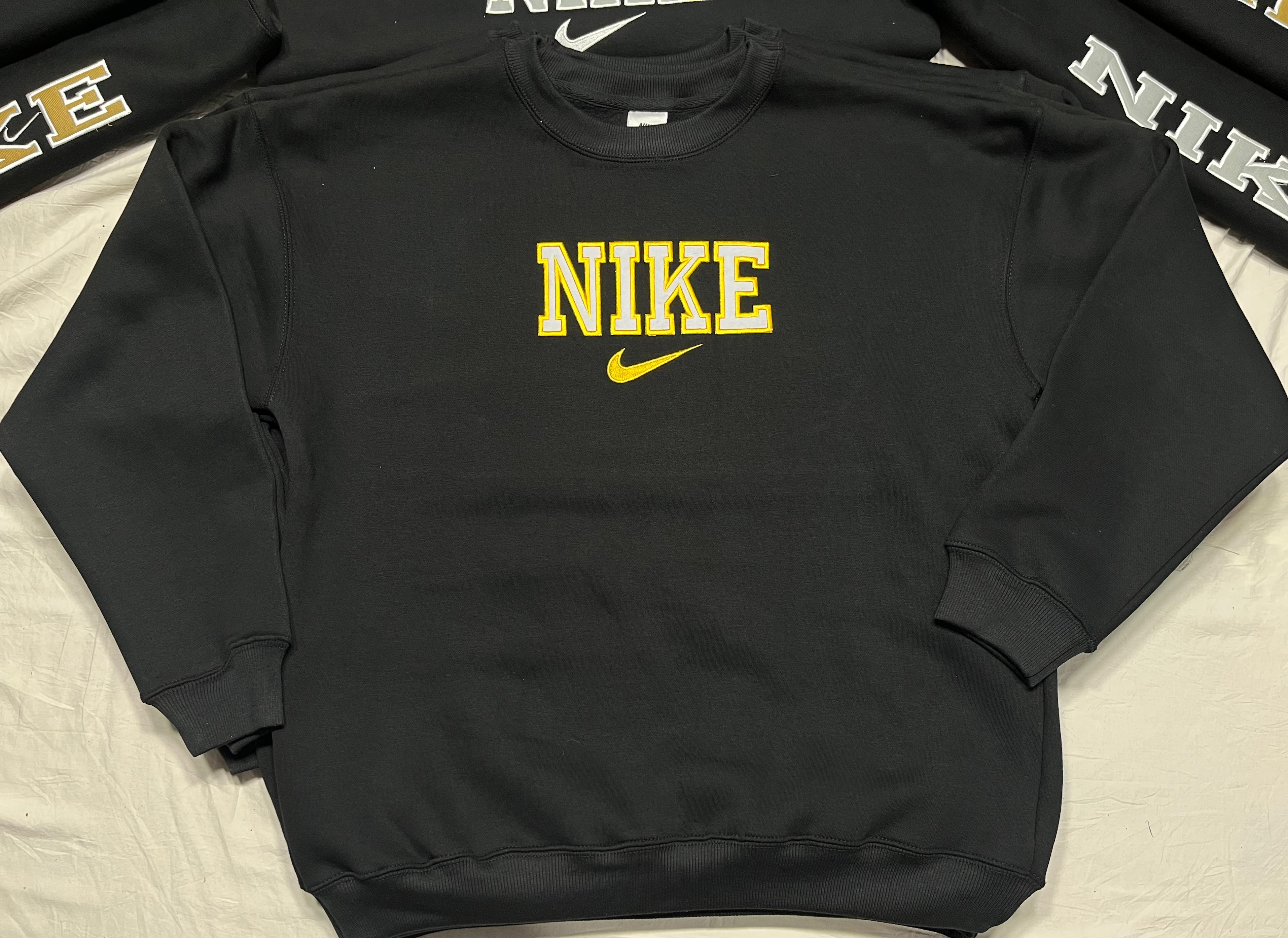 Rework Style Nike Black sweatshirt.
