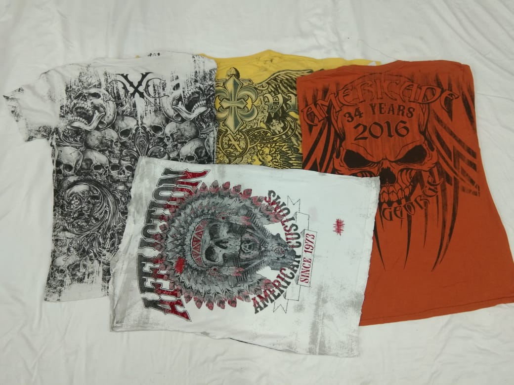 CR4419 Skull T-shirts - 20 Pcs