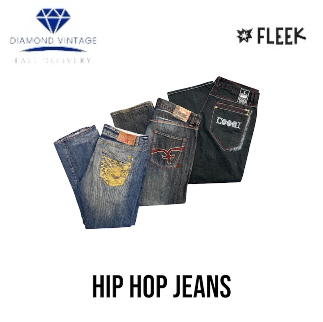 Jeans hip hop 15PCS (DV -6- 47)