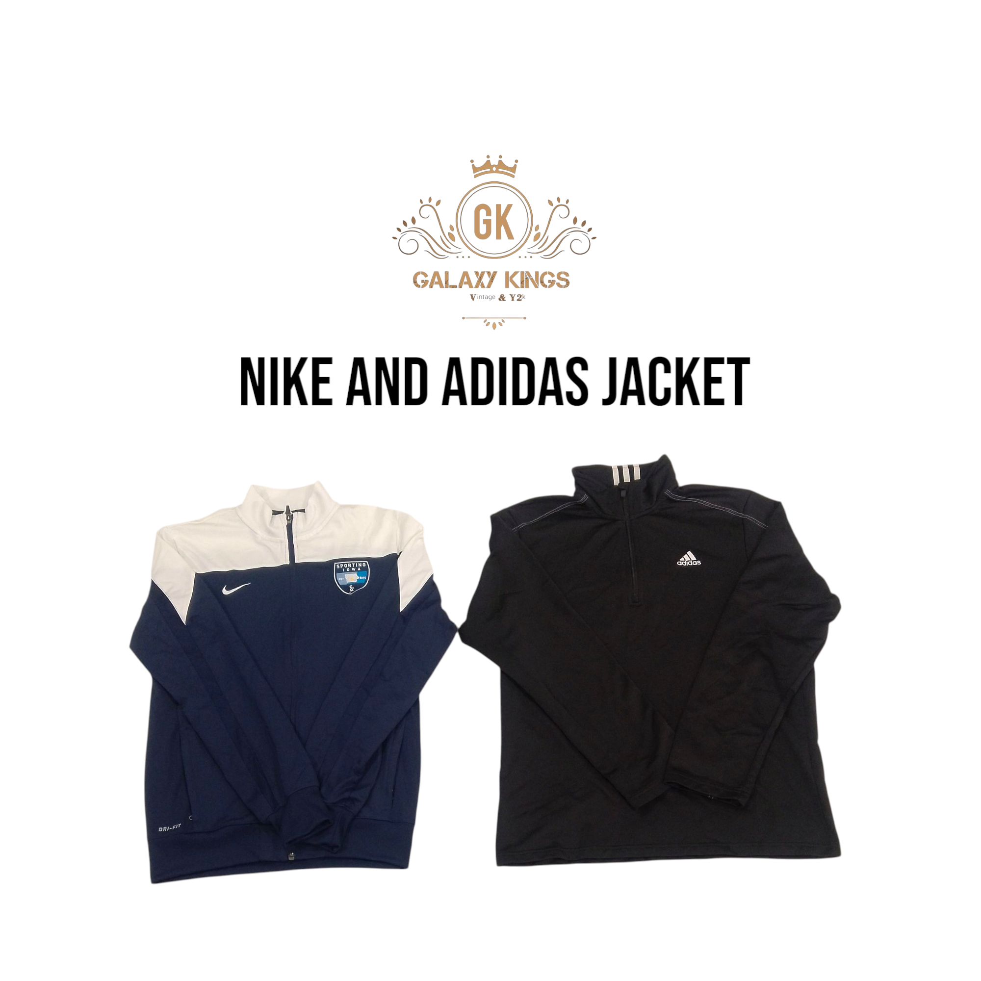 Jaquetas Nike e Adidas