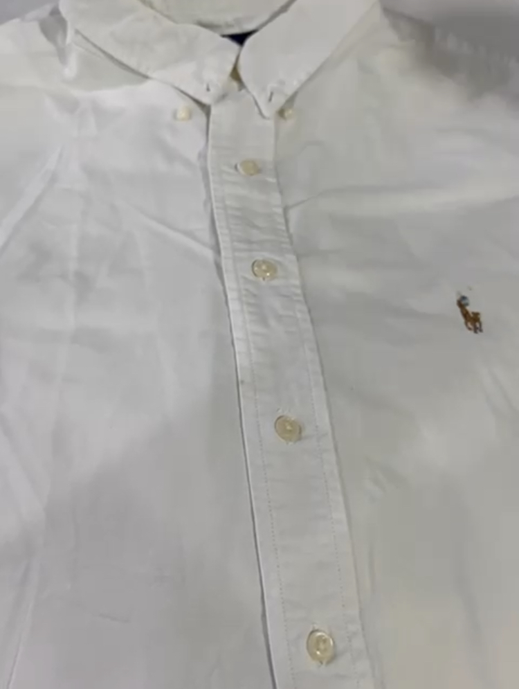 Mens Polo Ralph Lauren White Shirt- 100 pcs