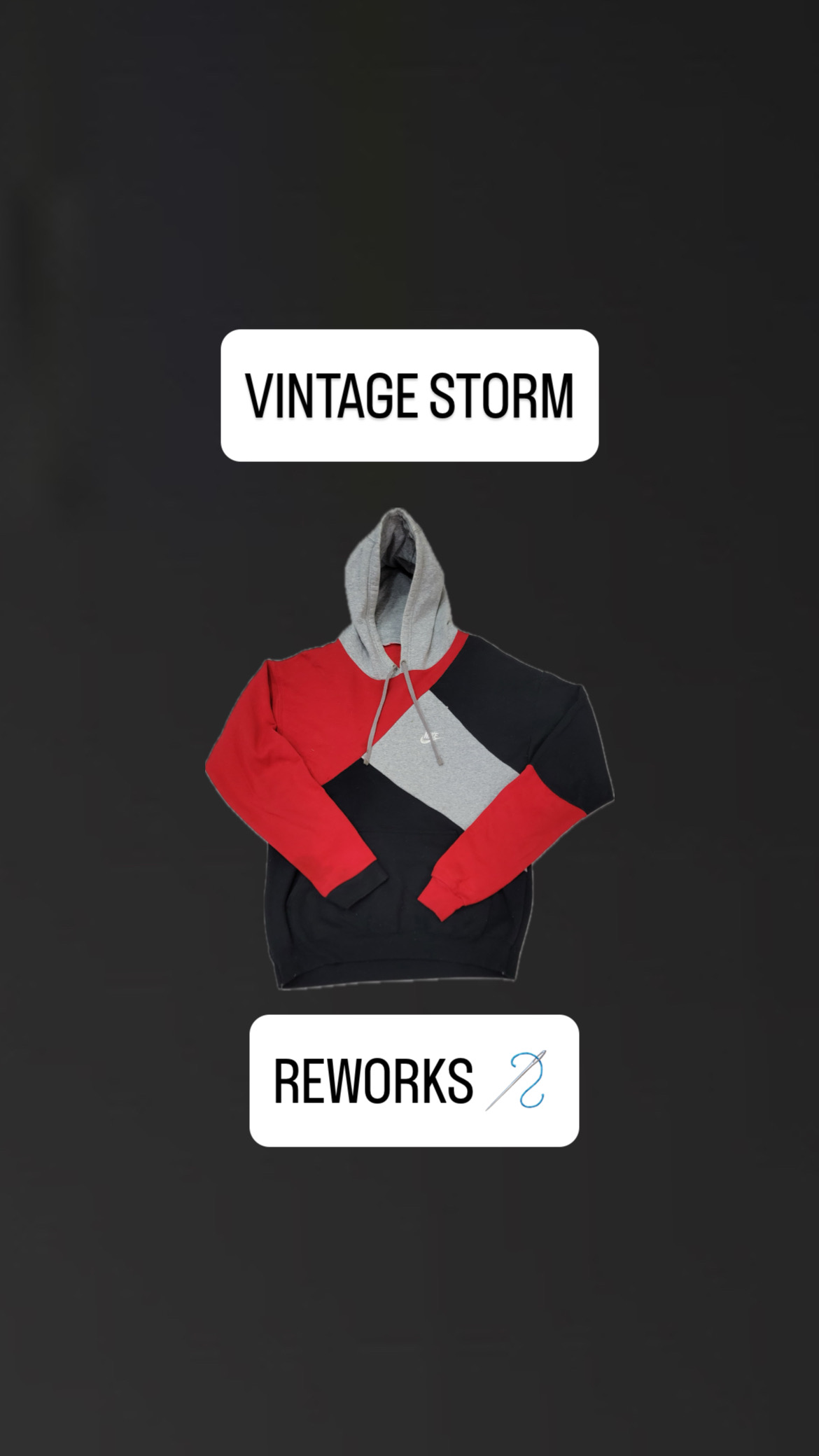 Nike Rework Hooded Sweatshirts MOQ 20pcs