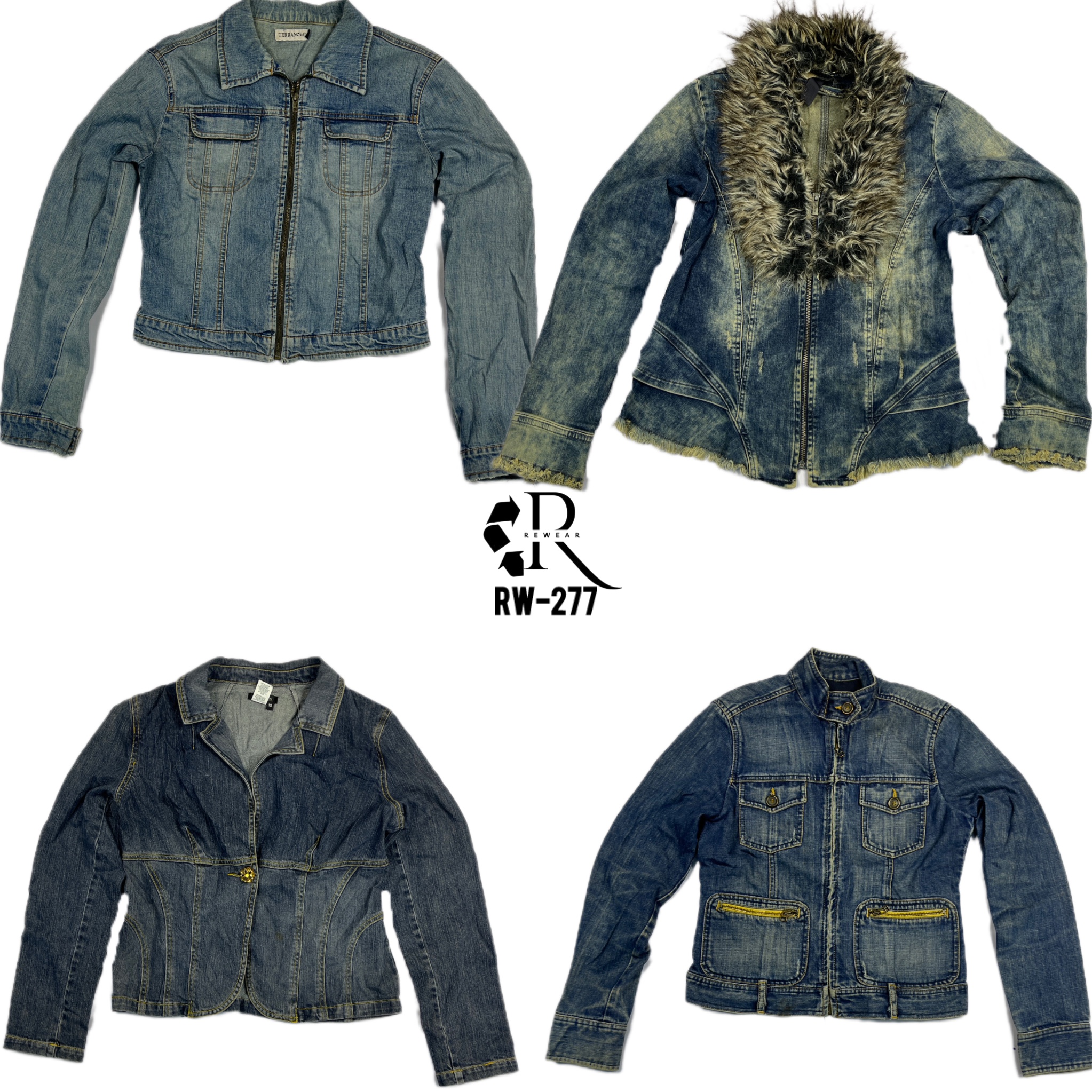 Y2k Unique Denim Jacket(RW-277)