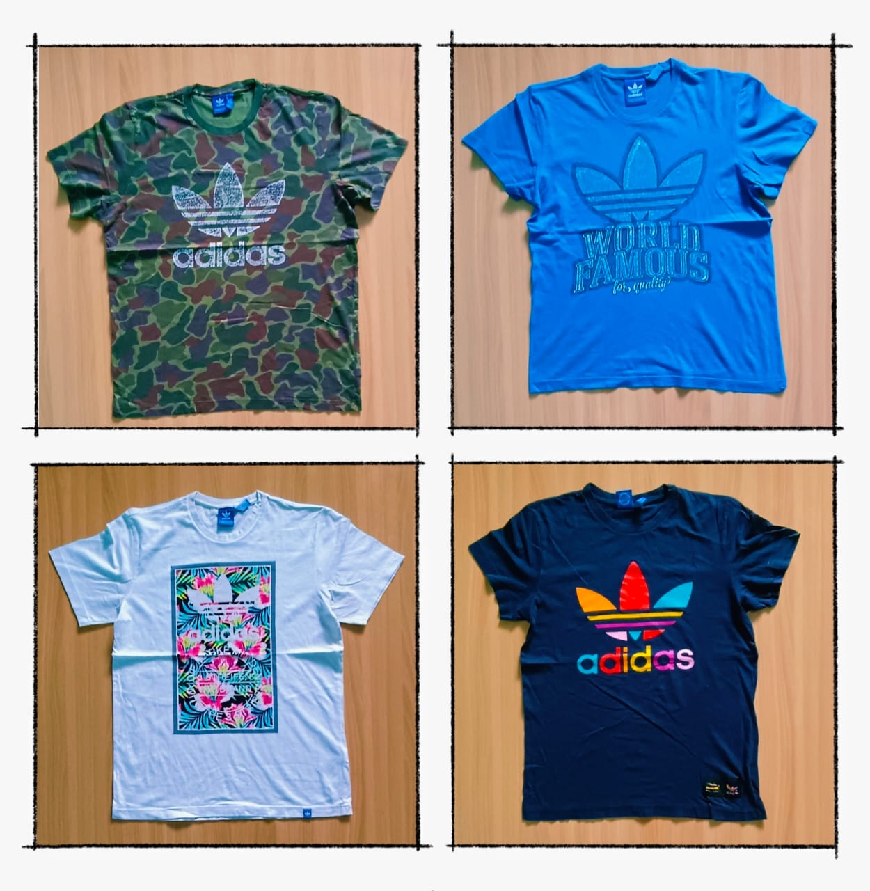 JA 0288 ヴィンテージ アディダス ラウンドネック Tシャツ - 18枚