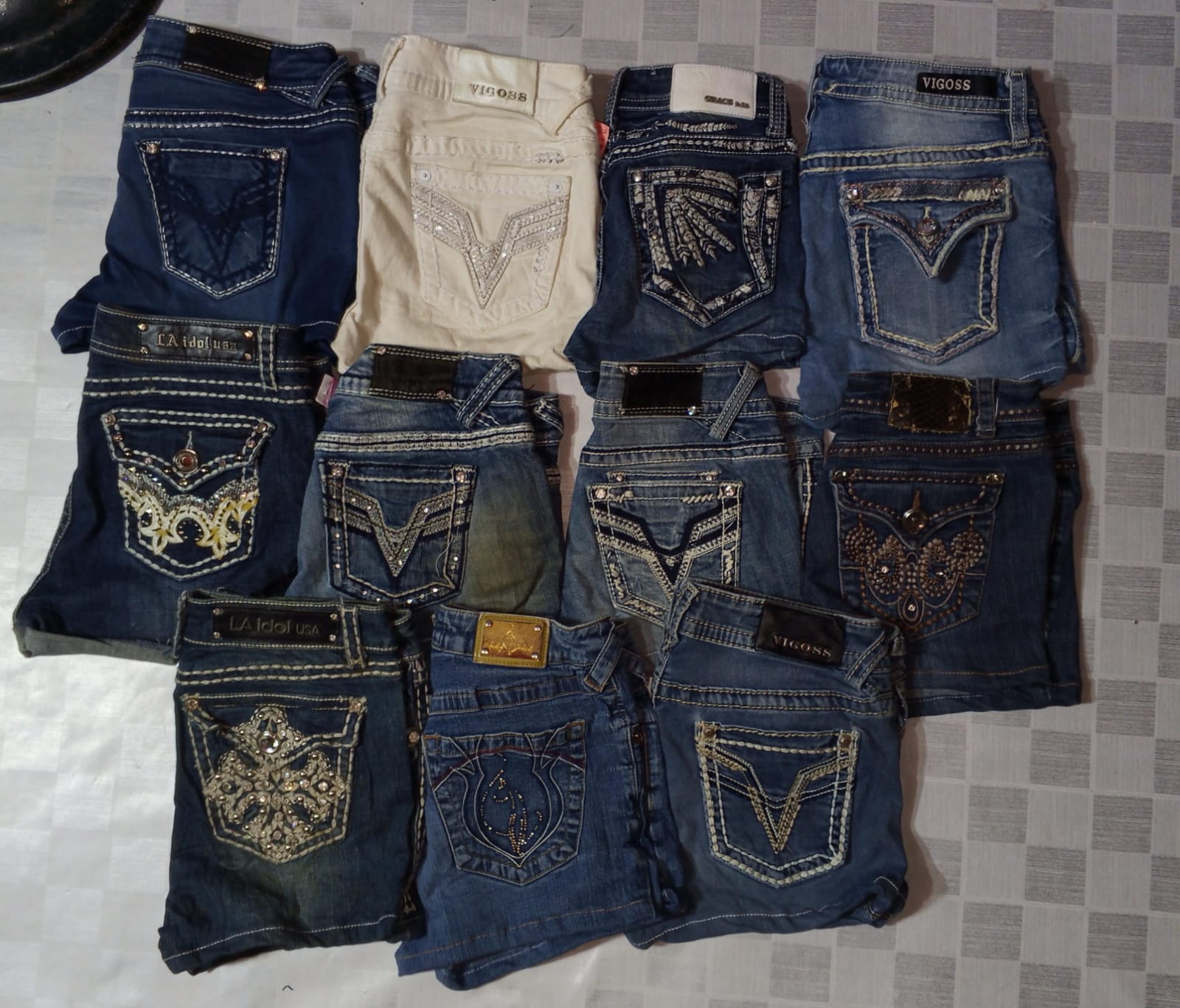 VIGOSS AND OTHER MIX BRANDS MINI SHORTS (ID 1128)