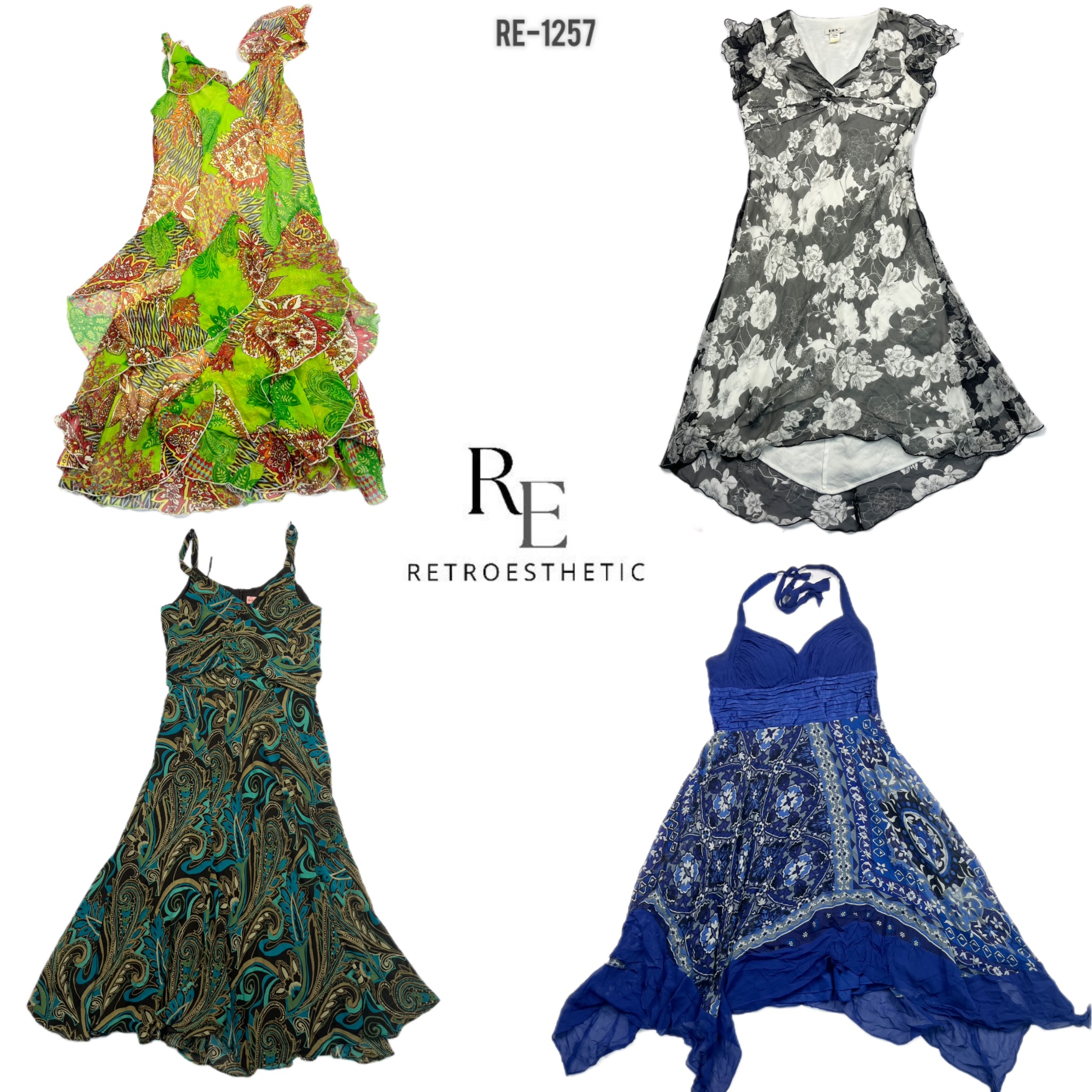 Y2K The Mysterious Girl Era Summer Dresses (RE-1257)