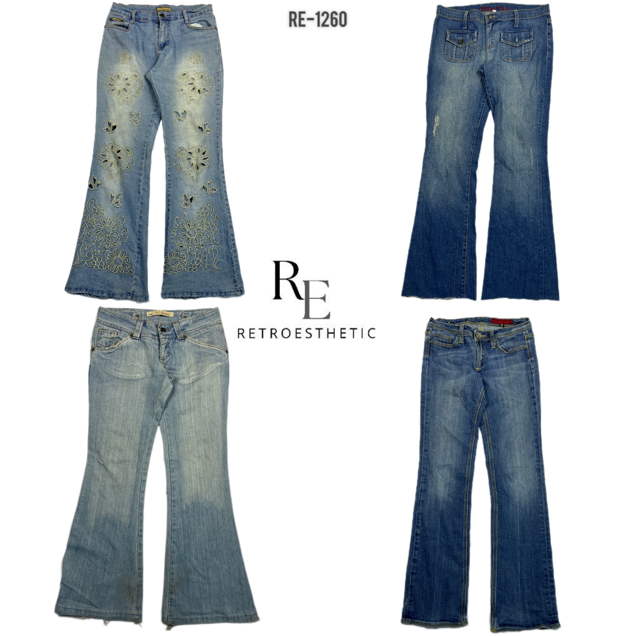 Y2K IT Girl Denim Jeans (RE-1260)