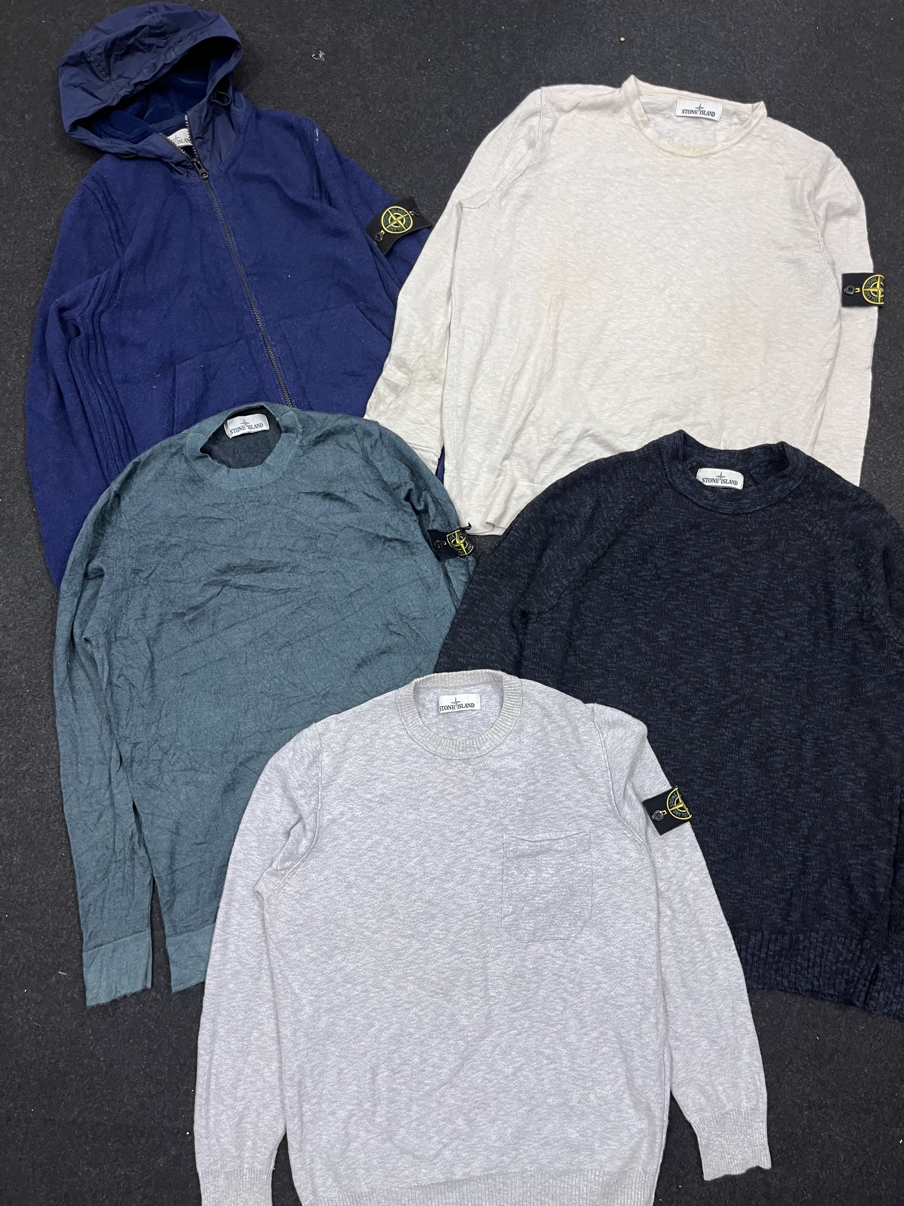STONE ISLAND SWEATERS 10 PIECES