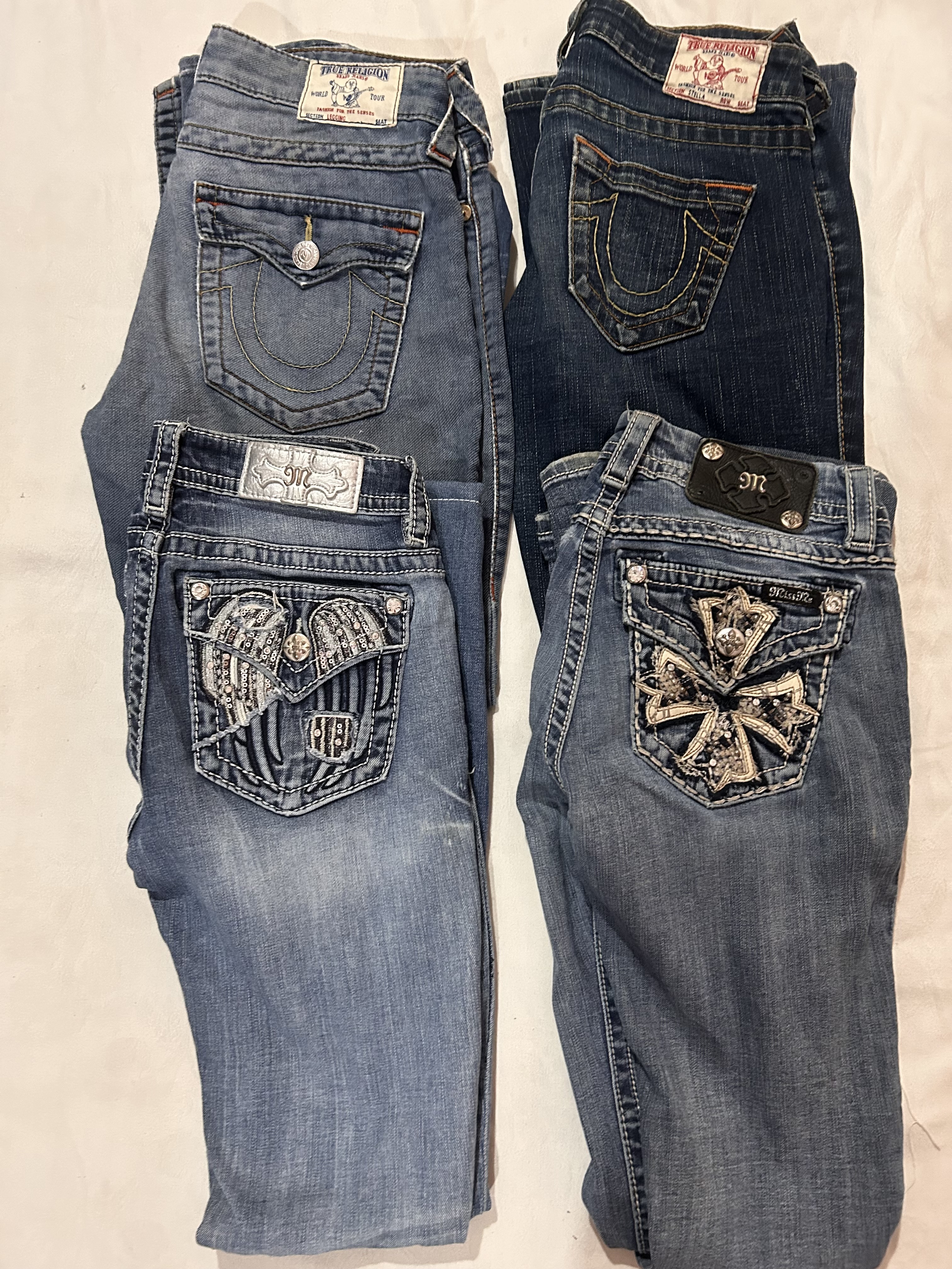 Miss me true religion jeans 14 pcs
