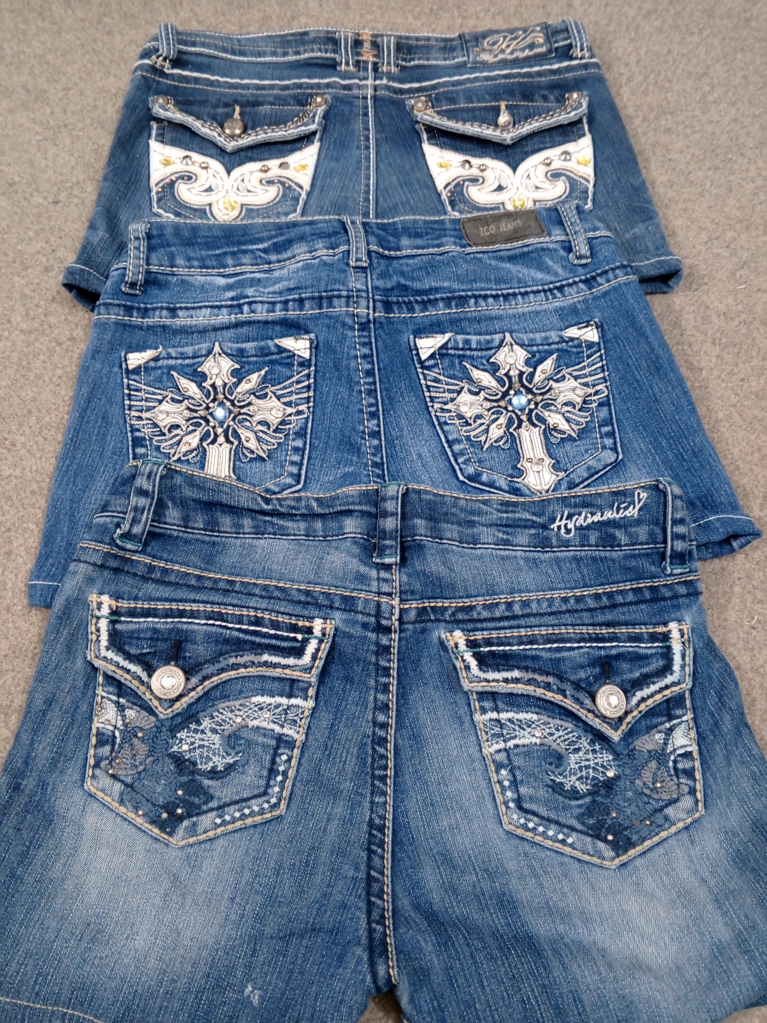 HD841 Reworked Y2K Sexy Micro Mini Shorts - 18 pcs