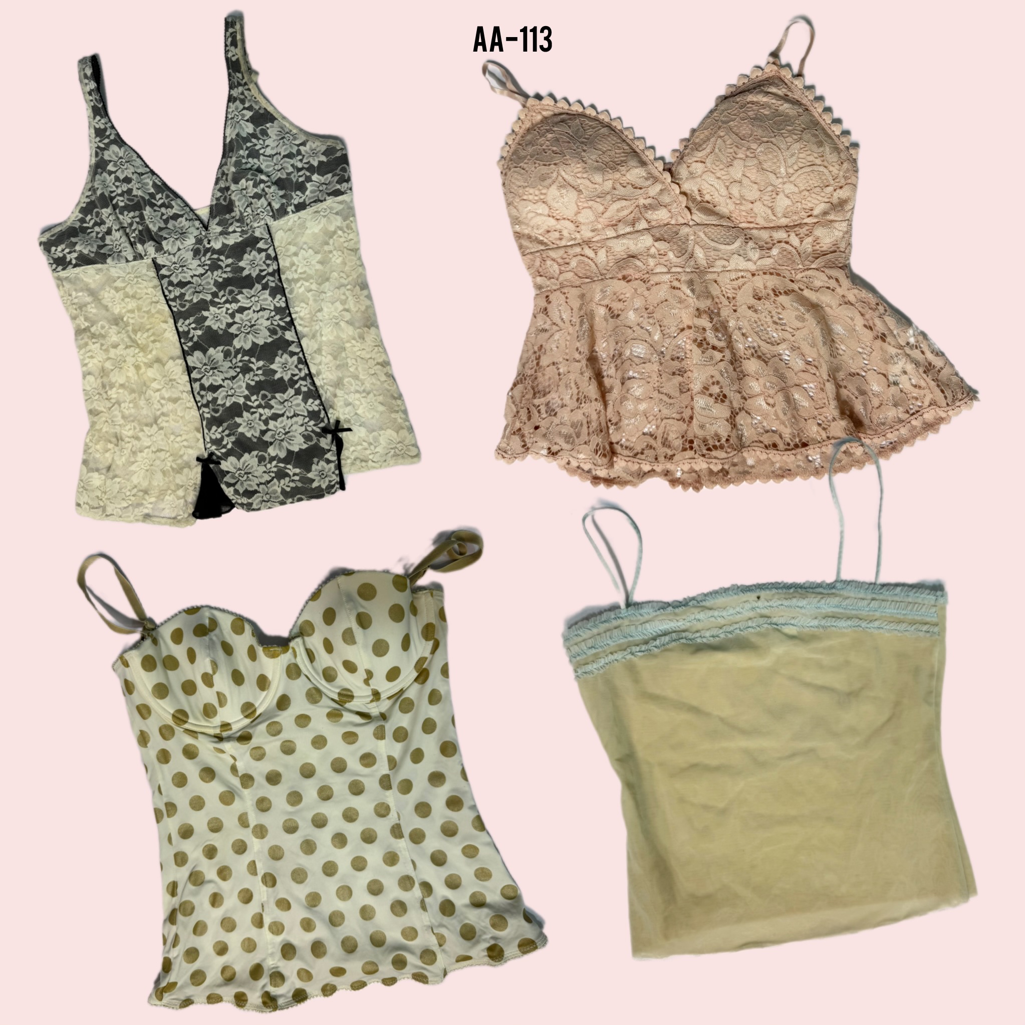 Y2K Cutesy Cami Tops (AA-113)