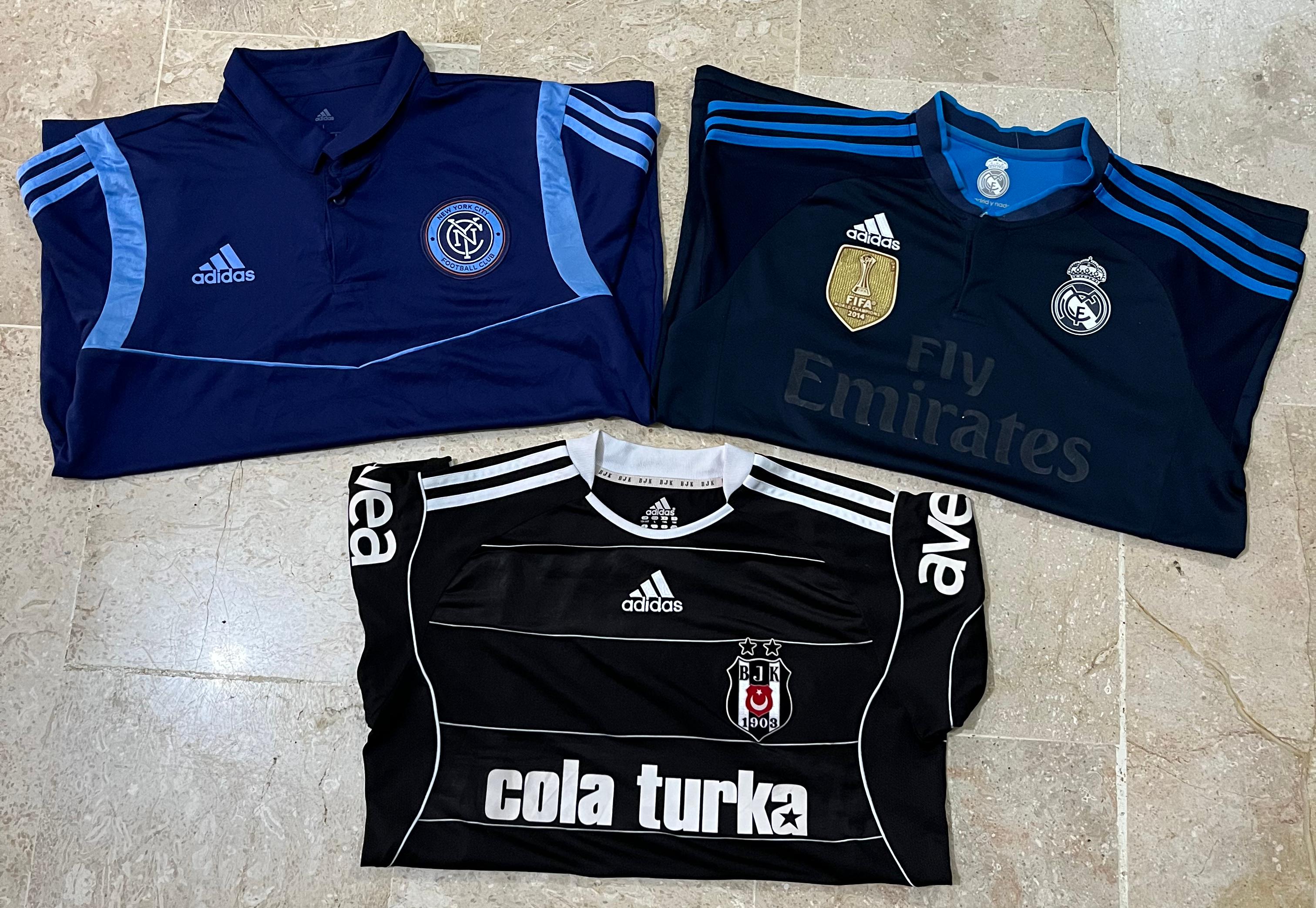 Branded football club jersey