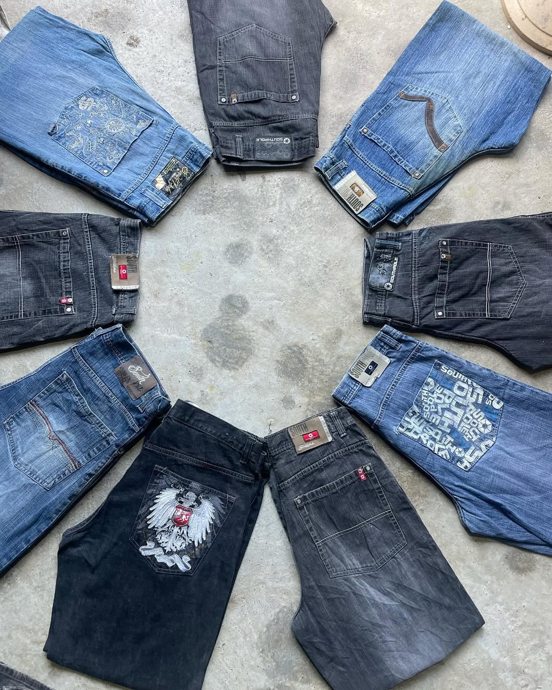 Y2K Unbranded Hiphop Jeans