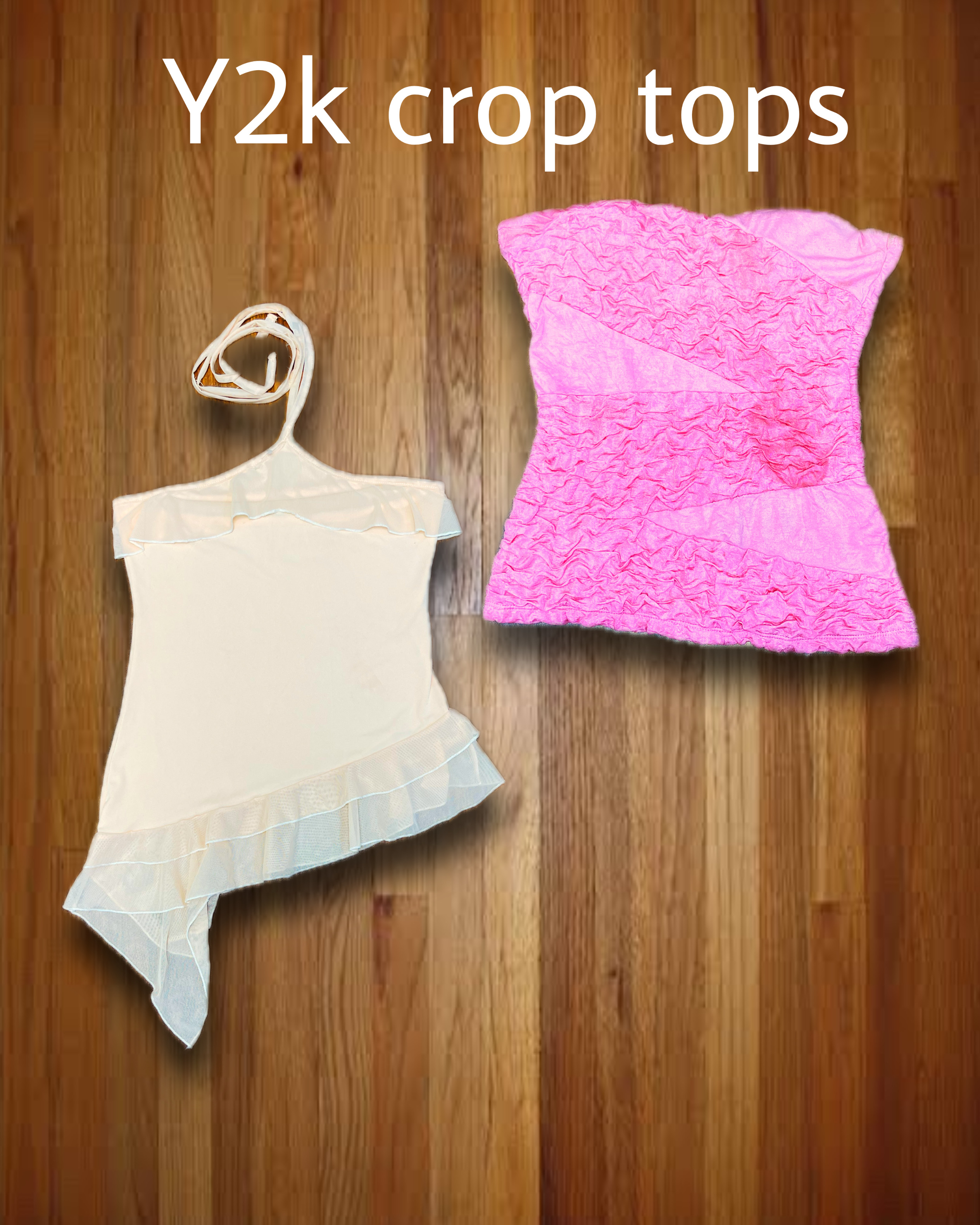 Y2k crop tops authentic 9 pcs