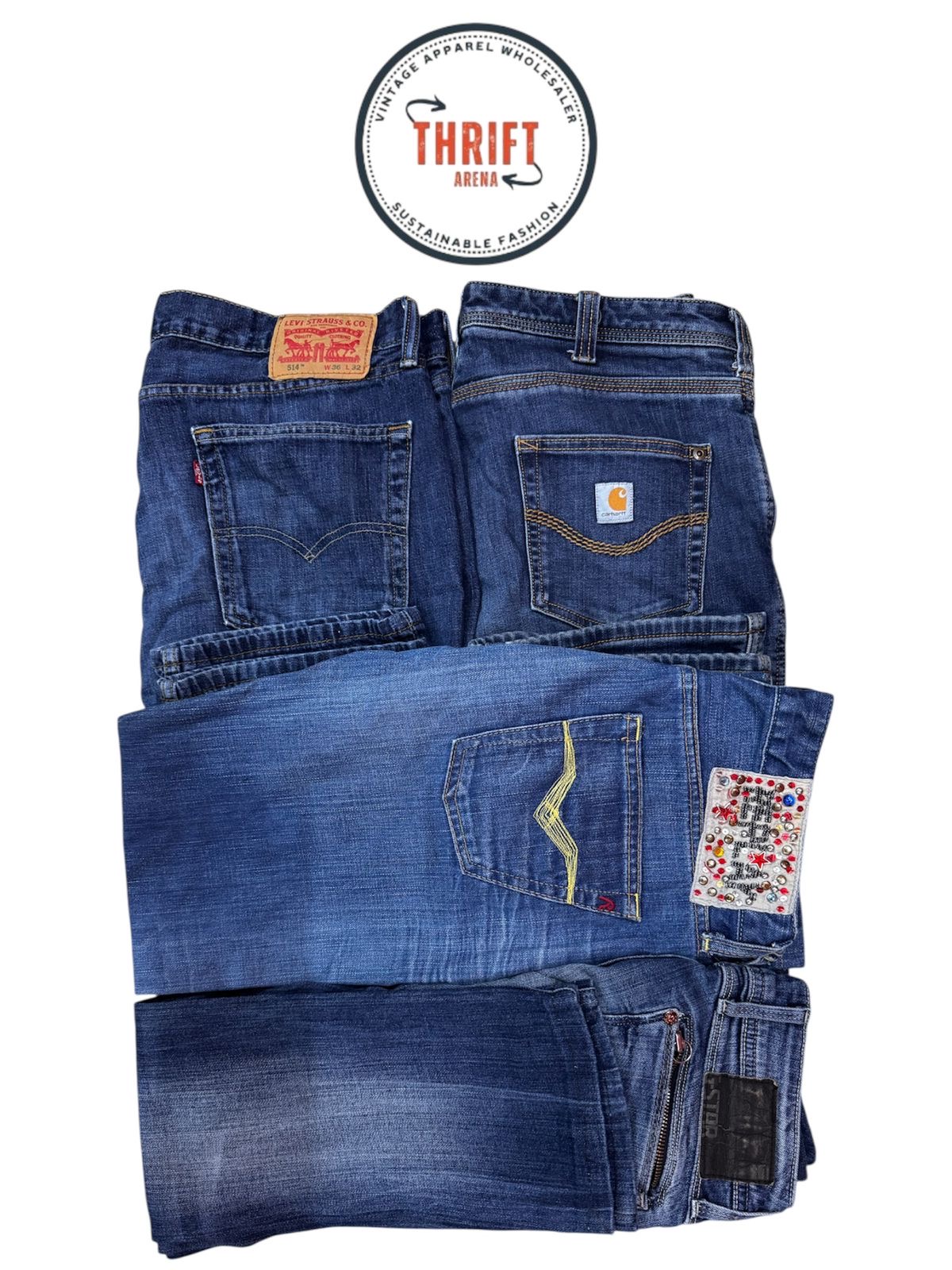 T1061 Carhartt/Levi’s/G-Star/Mix Denim-Hosen 20 Stück