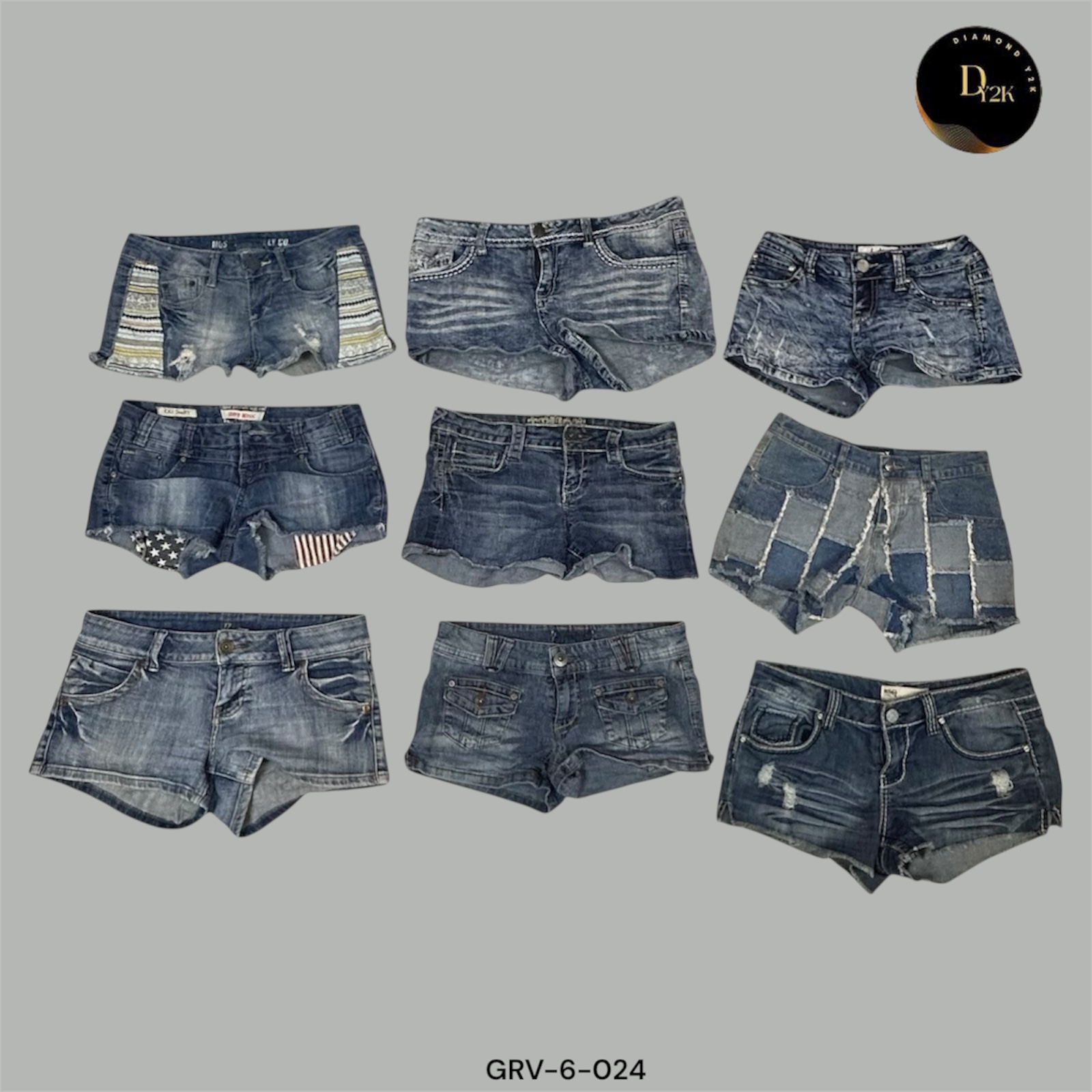 Y2K Traumgirl Helle Denim Shorts (GRV-6-024)