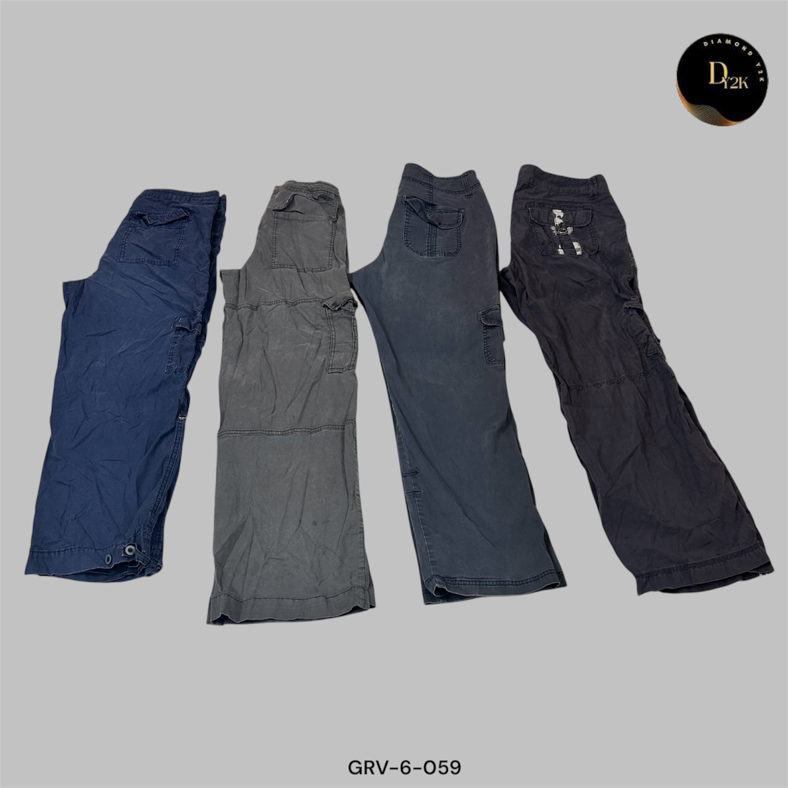 Y2K Brown Cargo Pants – Nostalgic 2000s Utility Trend (GRV-6-059)