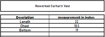 Veste Carhartt retravaillée CR-40