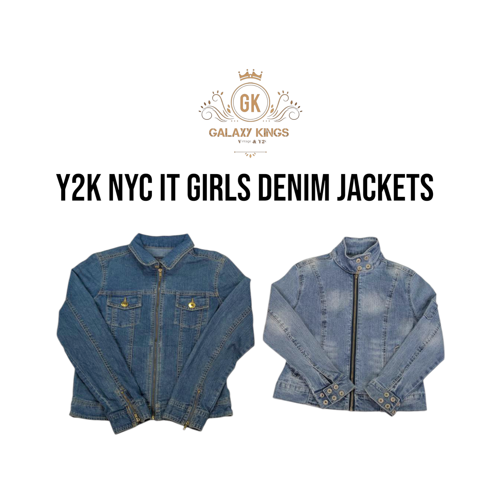 Y2k NYC IT Girls Denim Jackets