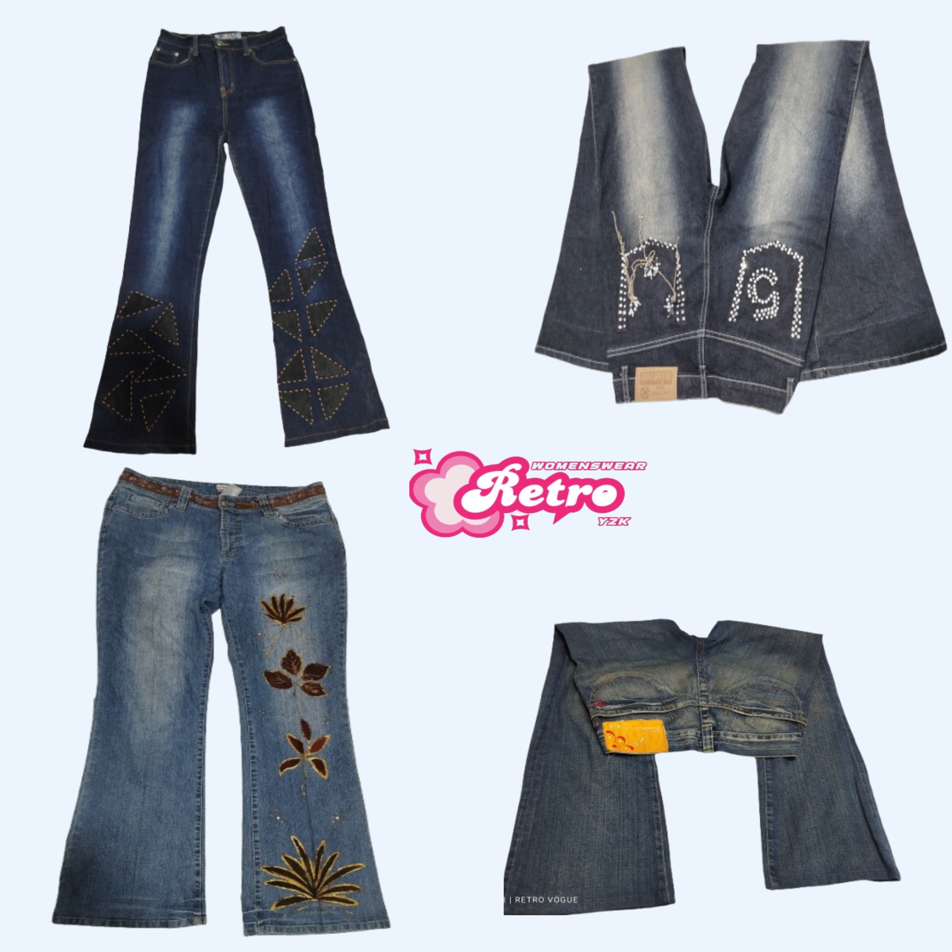 Y2k Bestseller Denim Flared Jeans (June-10)