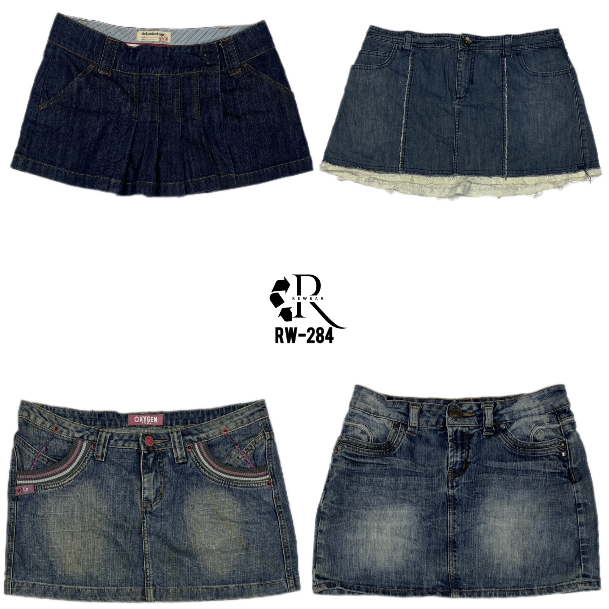 Y2K Britney Era Denim Mini Skirts (RW-284)