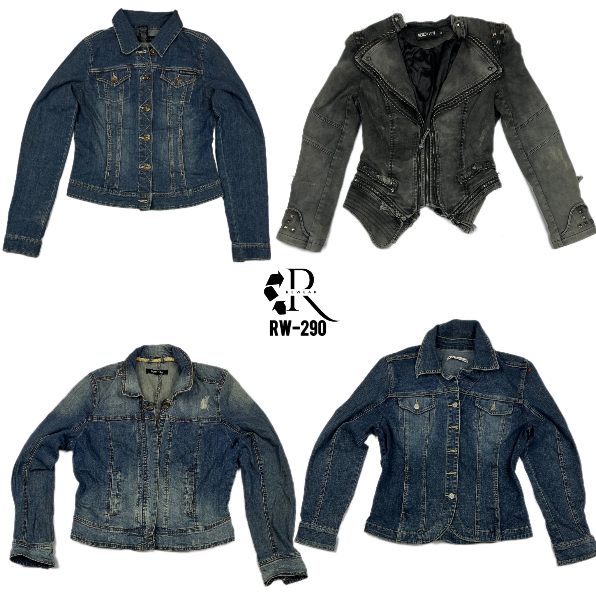 Y2K Cyber Girl Era Denim Jackets (RW-290)