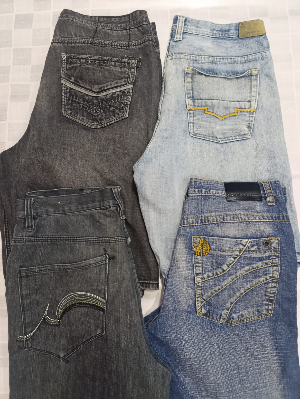 R75 Men Baggy Denim Shorts
