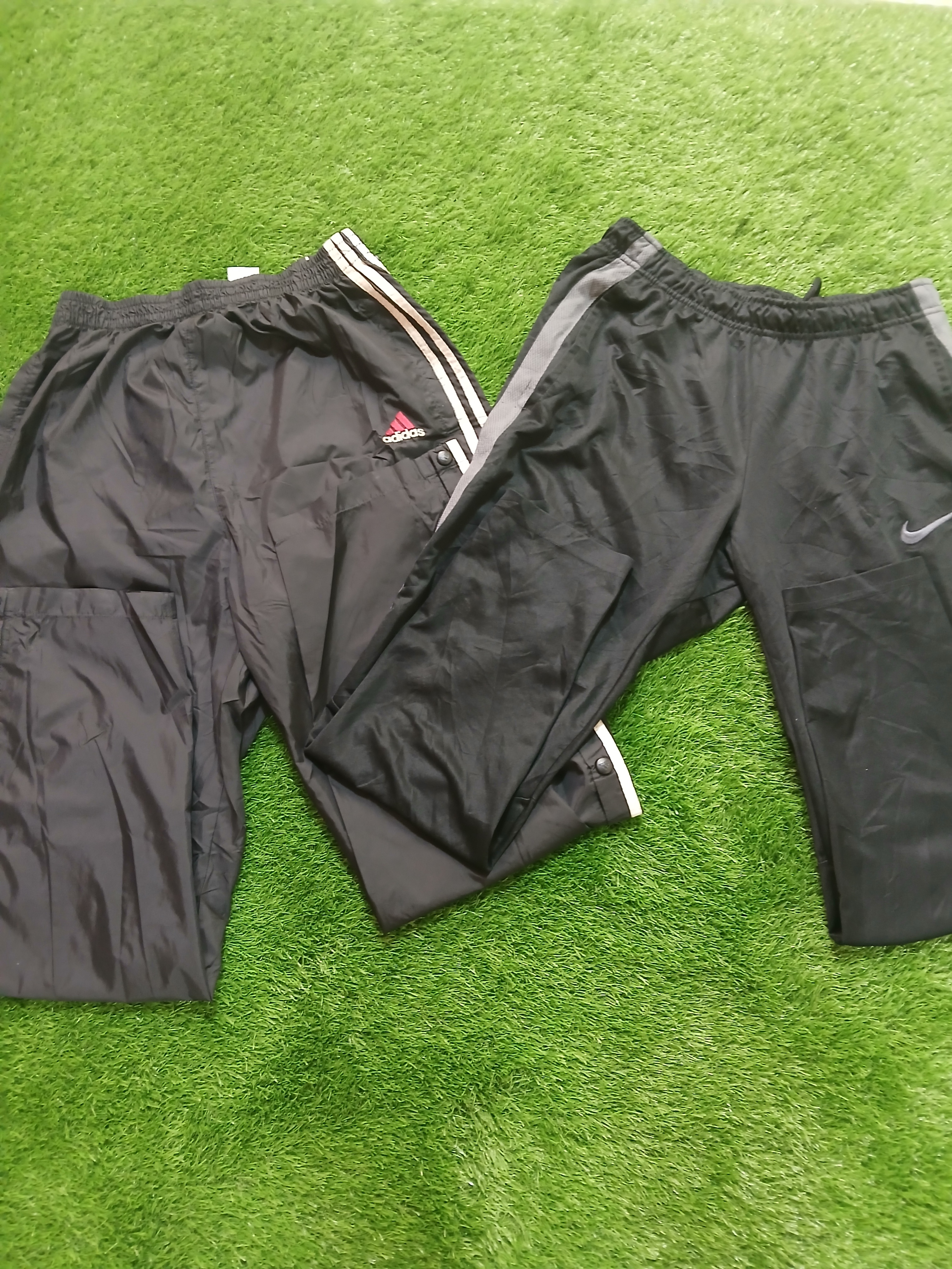 Mixed Nike and adidas track pant