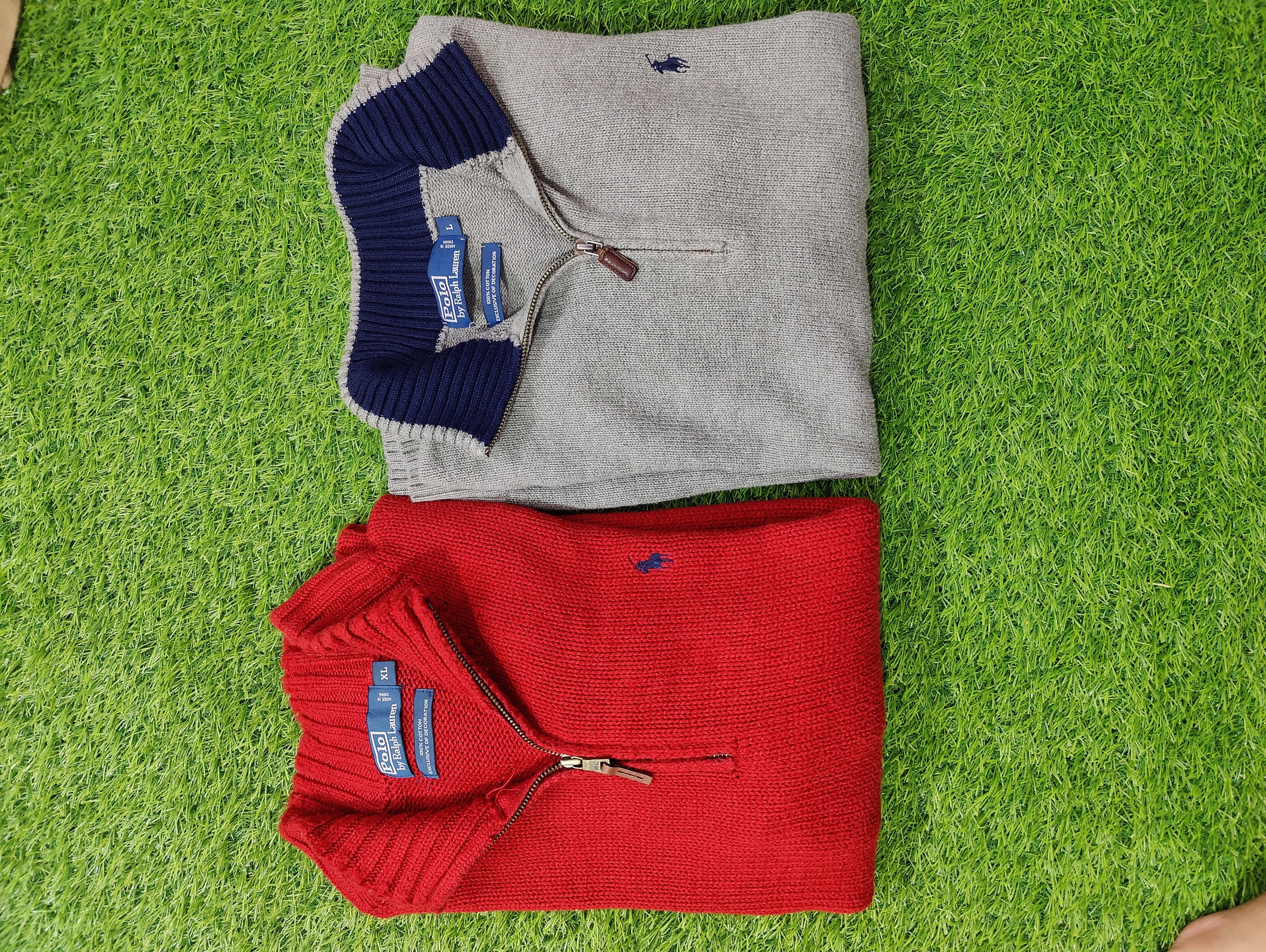 Ralph Lauren 1/4 Zip Pullover 5 Stück