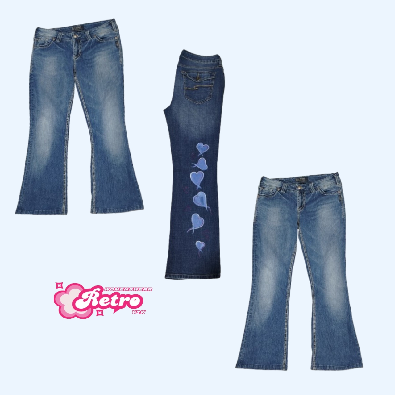 Y2k Paris Hilton Era Flared Jeans