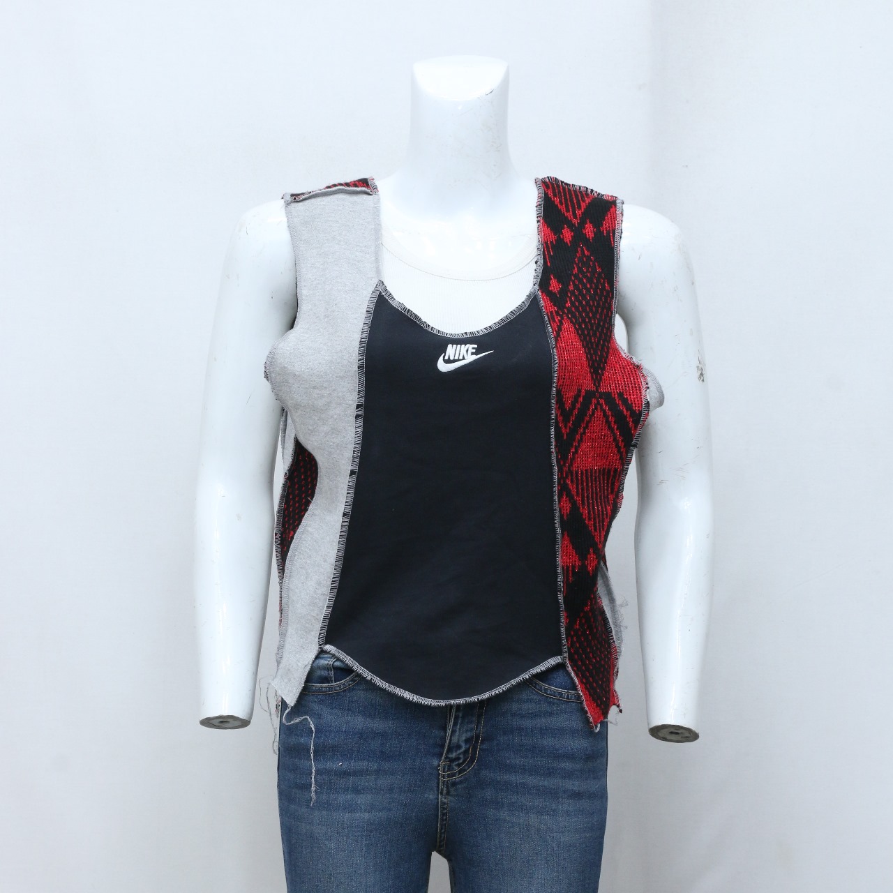 CR-54 Reworked Women's Sleeveless Sports Track Top