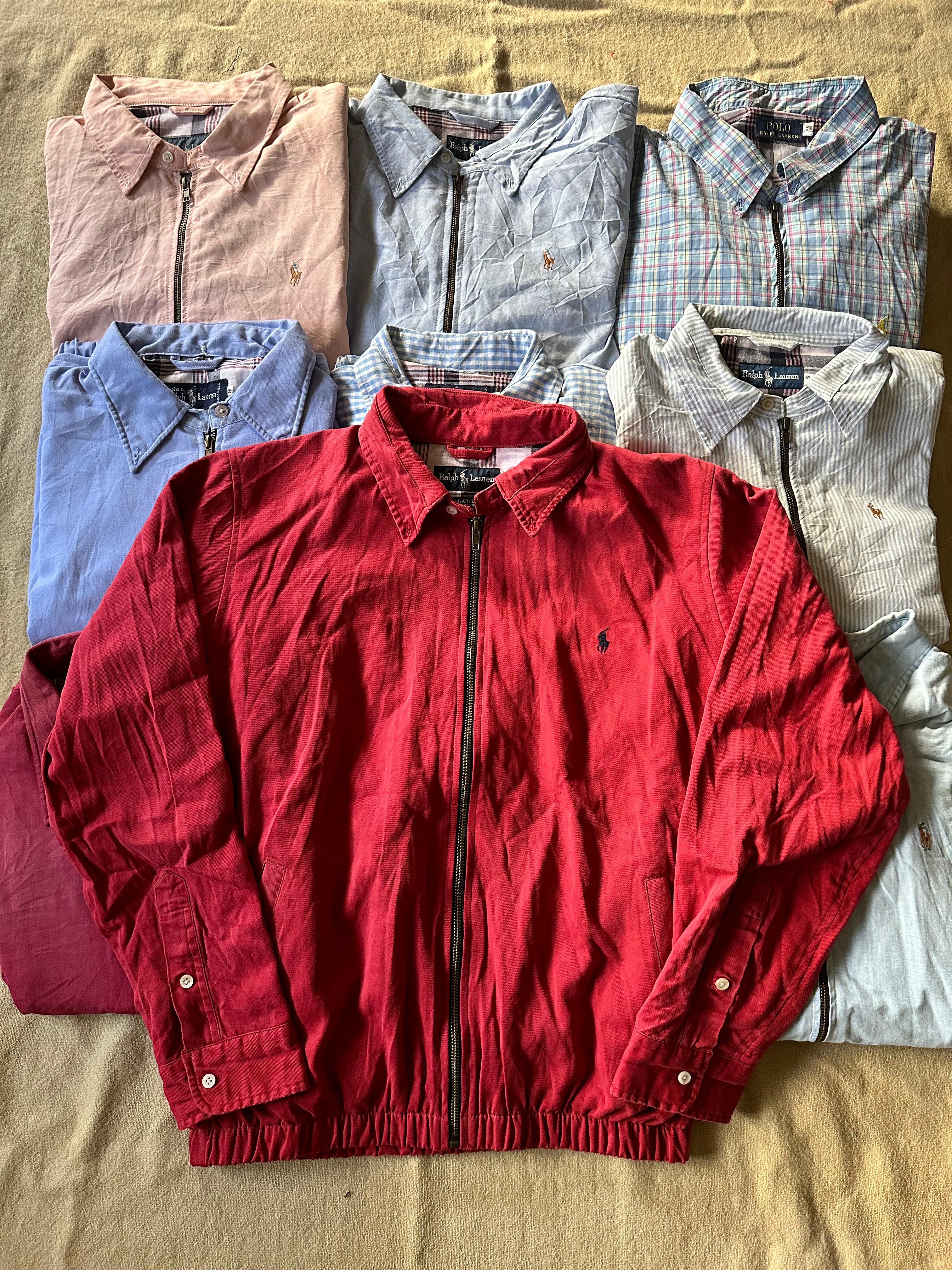 Giacca Harrington upcycled di Ralph Lauren