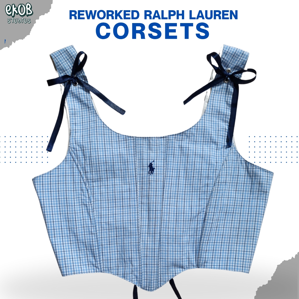 Reworked Ralph Lauren Corset Tops