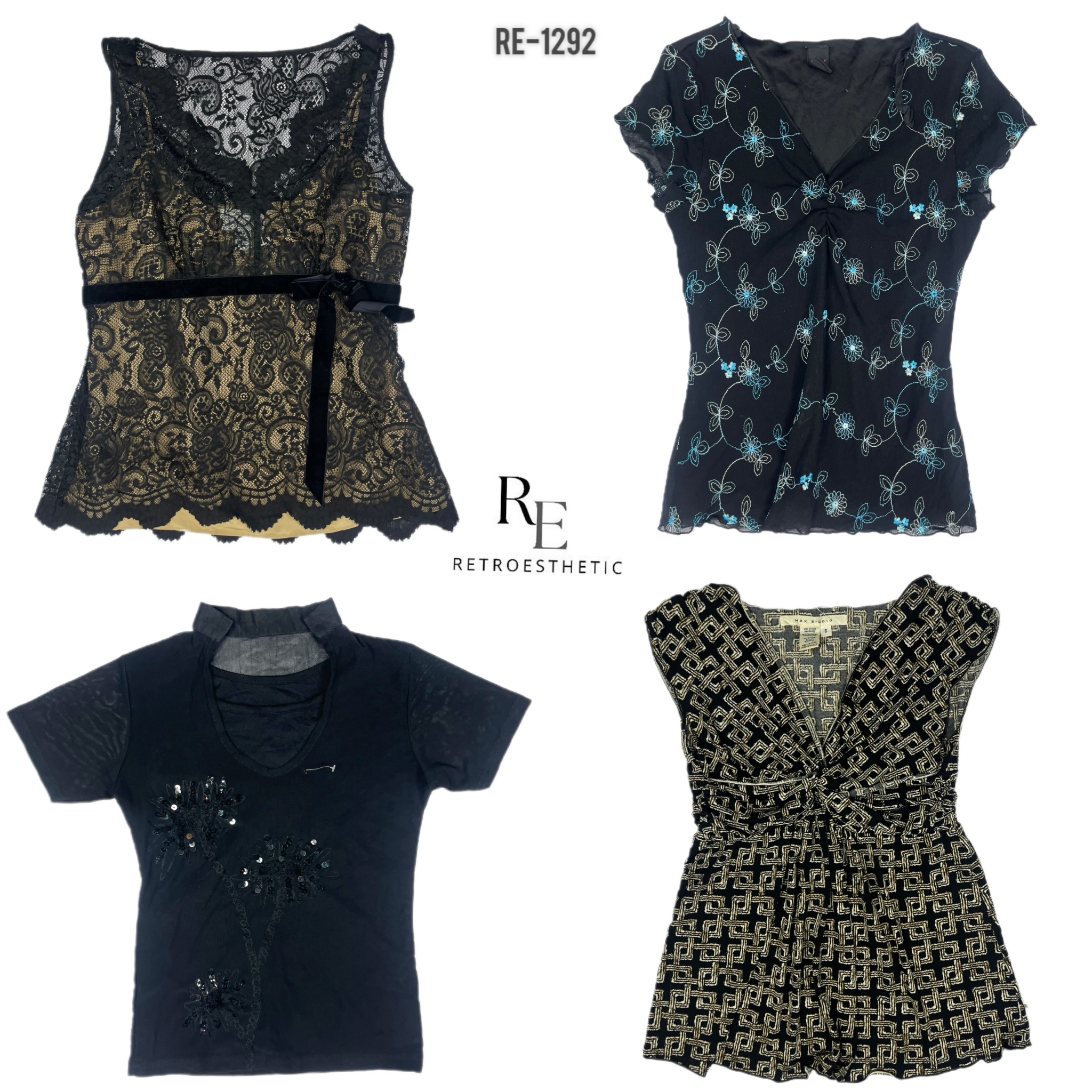 Tops sans manches Grunge Y2K (RE-1292)