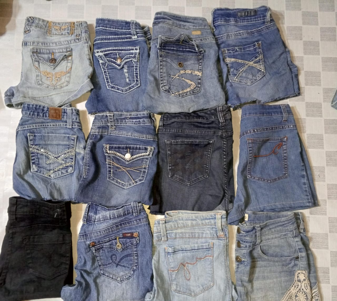 WALLFLOWER AND OTHER BRAND MINI MICRO SHORTS (MR607)