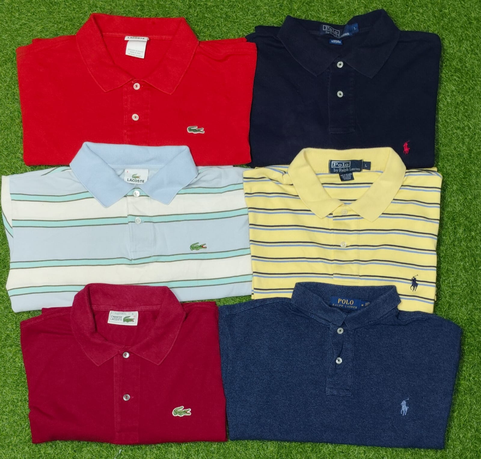 Polo, t-shirts à col Lacoste et polo rugby.