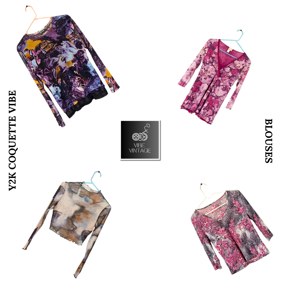 Y2K COQUETTE VIBE BLOUSES