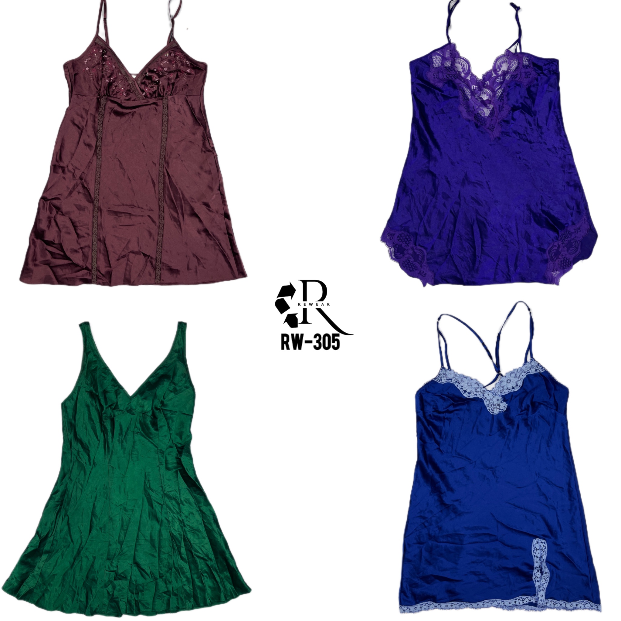 Y2K Soft Silk Slips (RW-305)