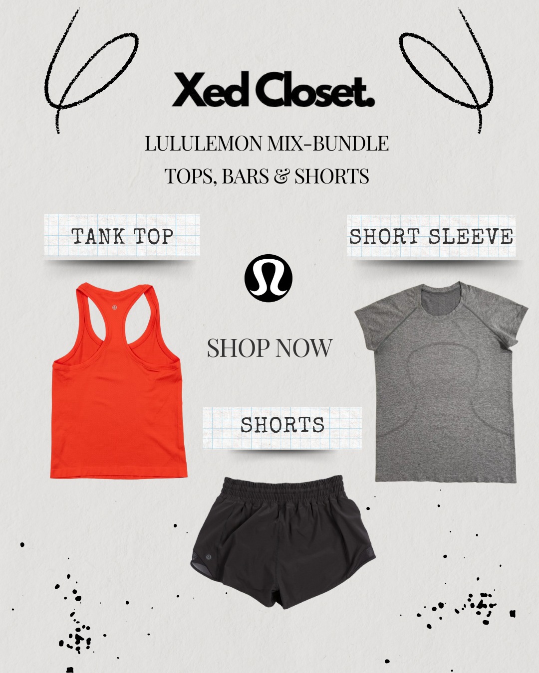 Lululemon | Tops & Shorts | 45 Pieces