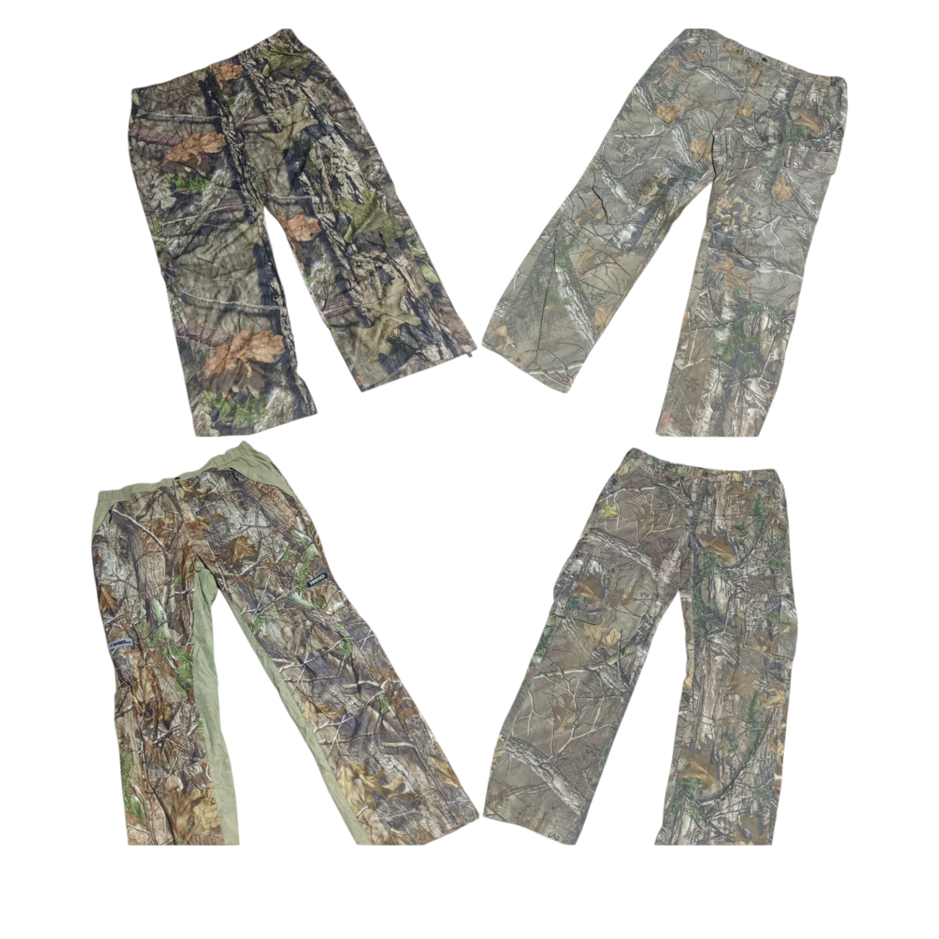 Real tree and camo pants
