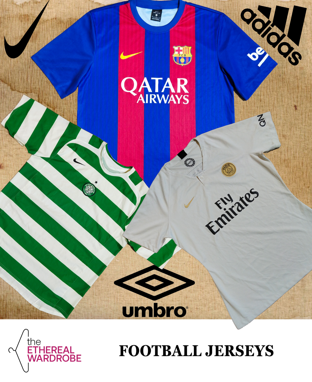 Conjunto de camisetas de fútbol de 10 piezas (RN#1208)