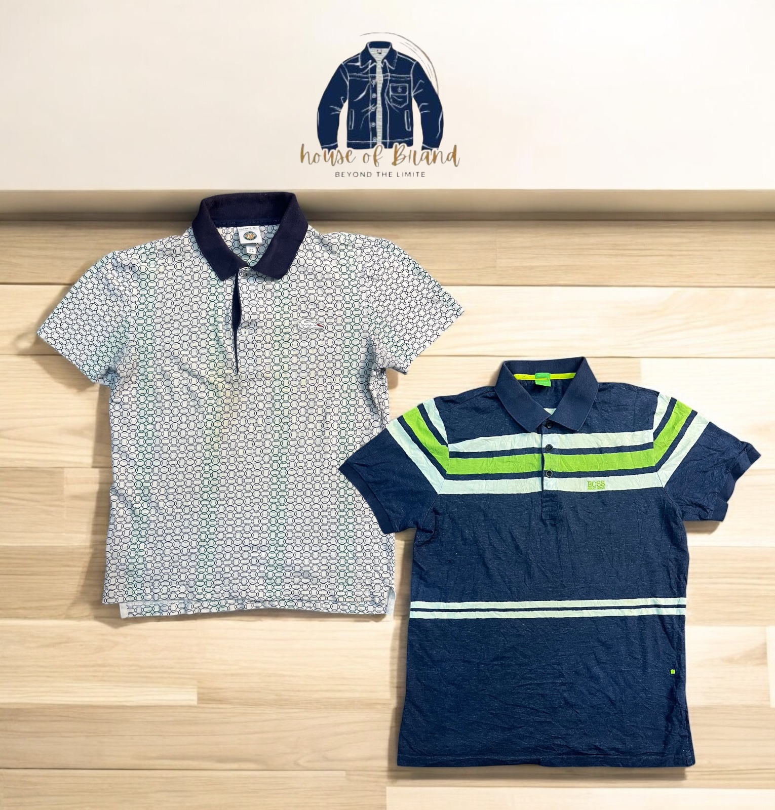 Camisas de T-shirt da Branded Boss e Lacoste