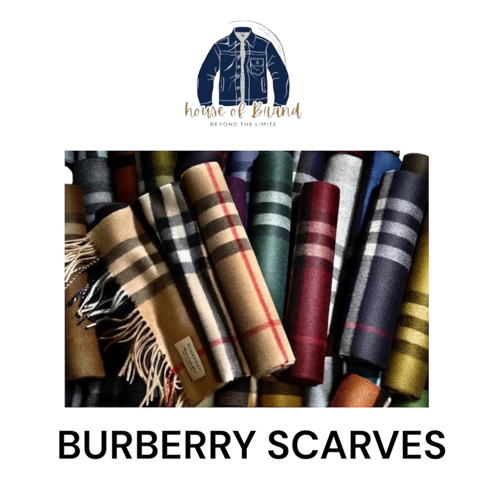 Retro Collection Y2k Burberry scarves