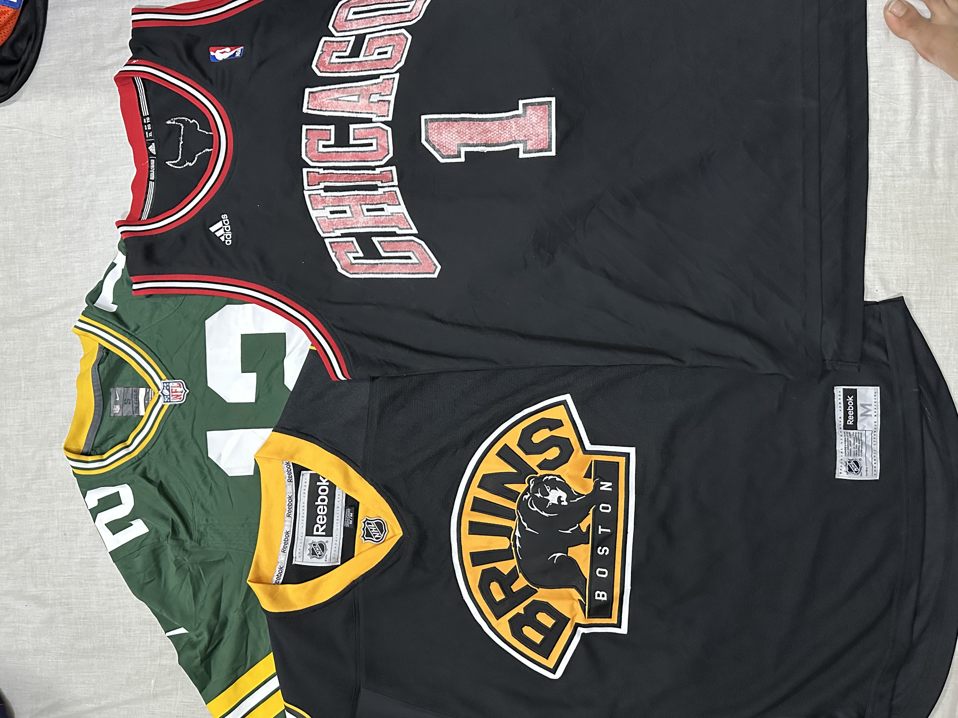Maillots NBA et NFL