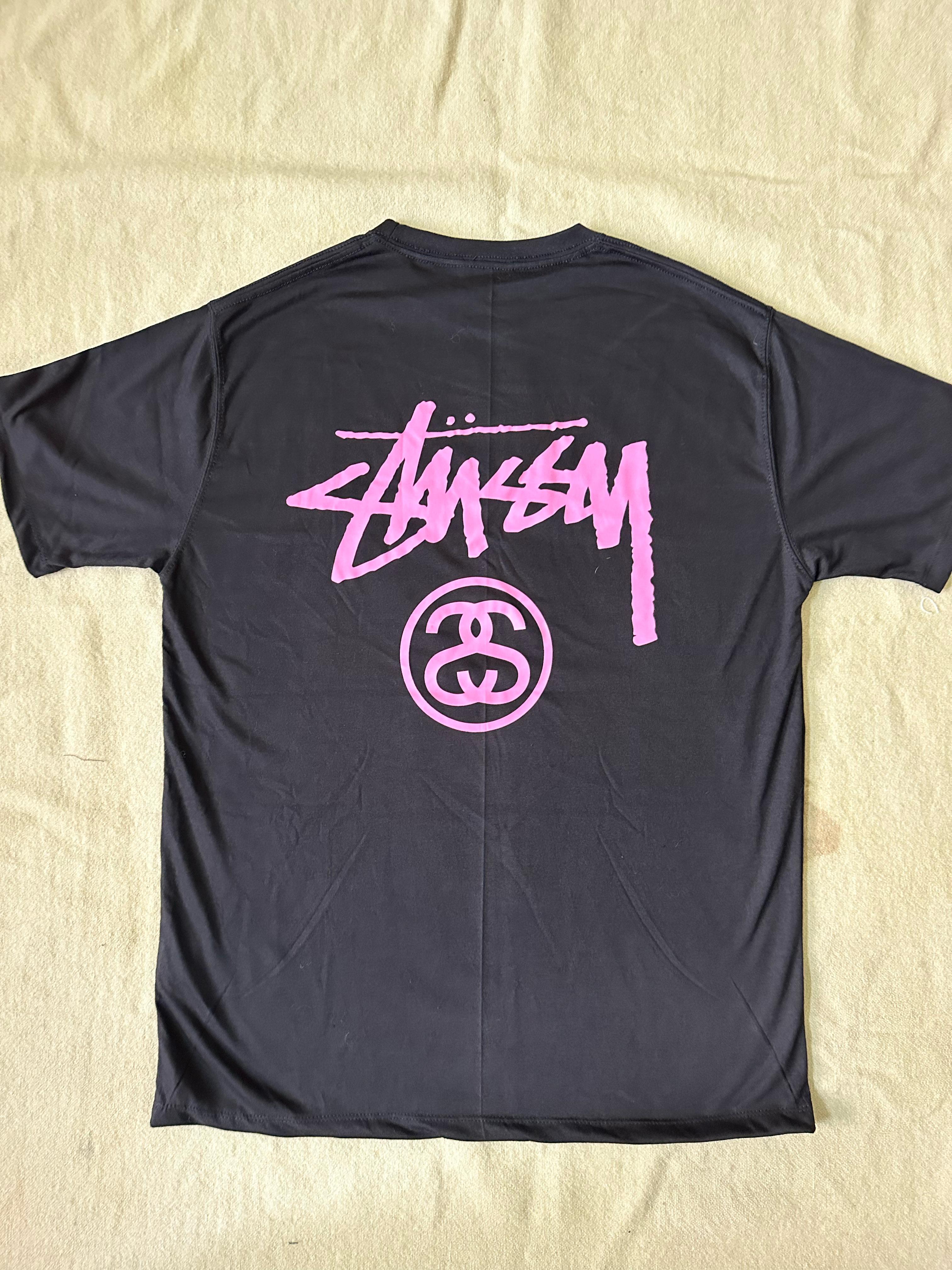 Stussy rework style ss design black tees