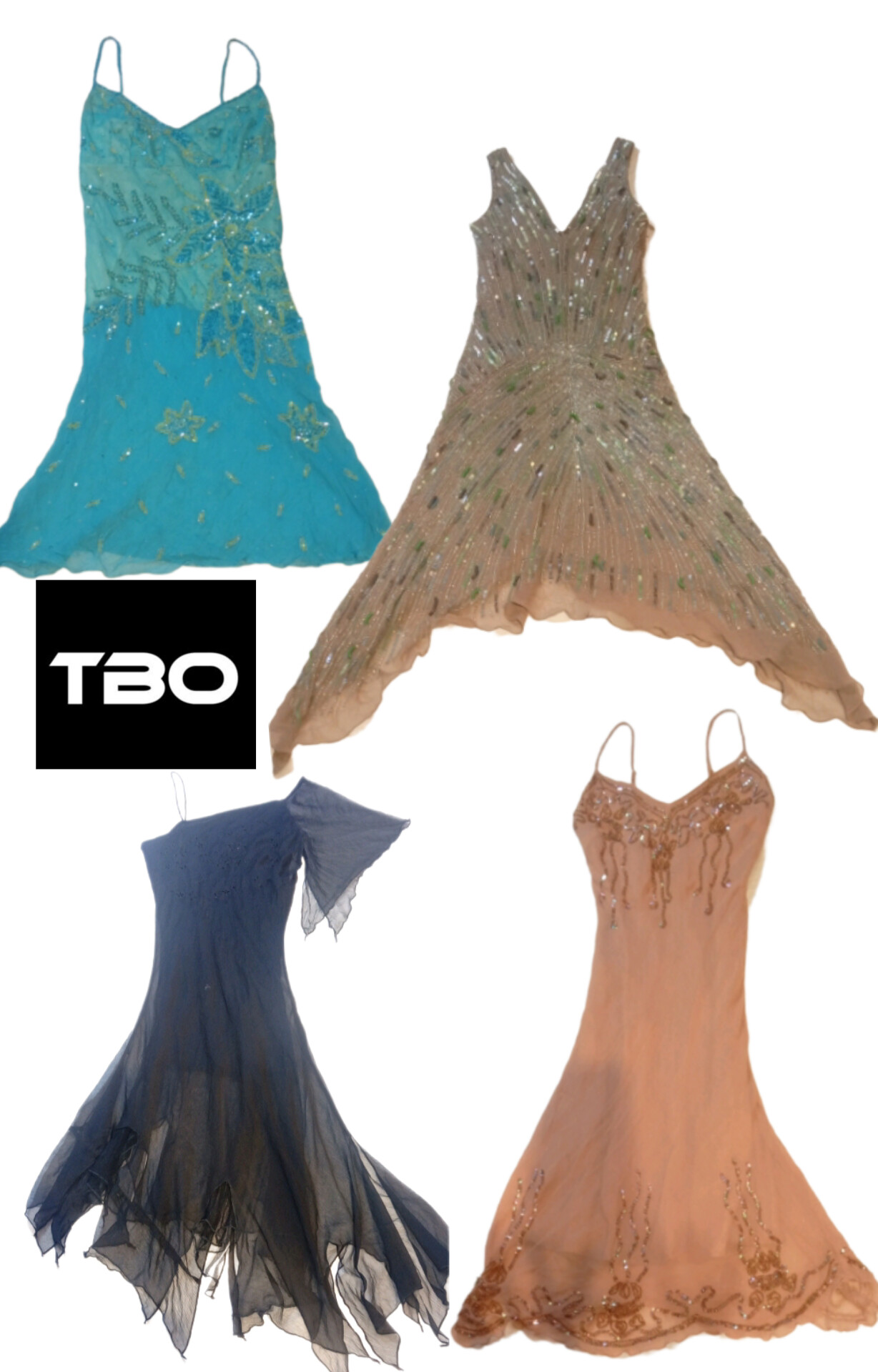 Y2K BEADED DRESS