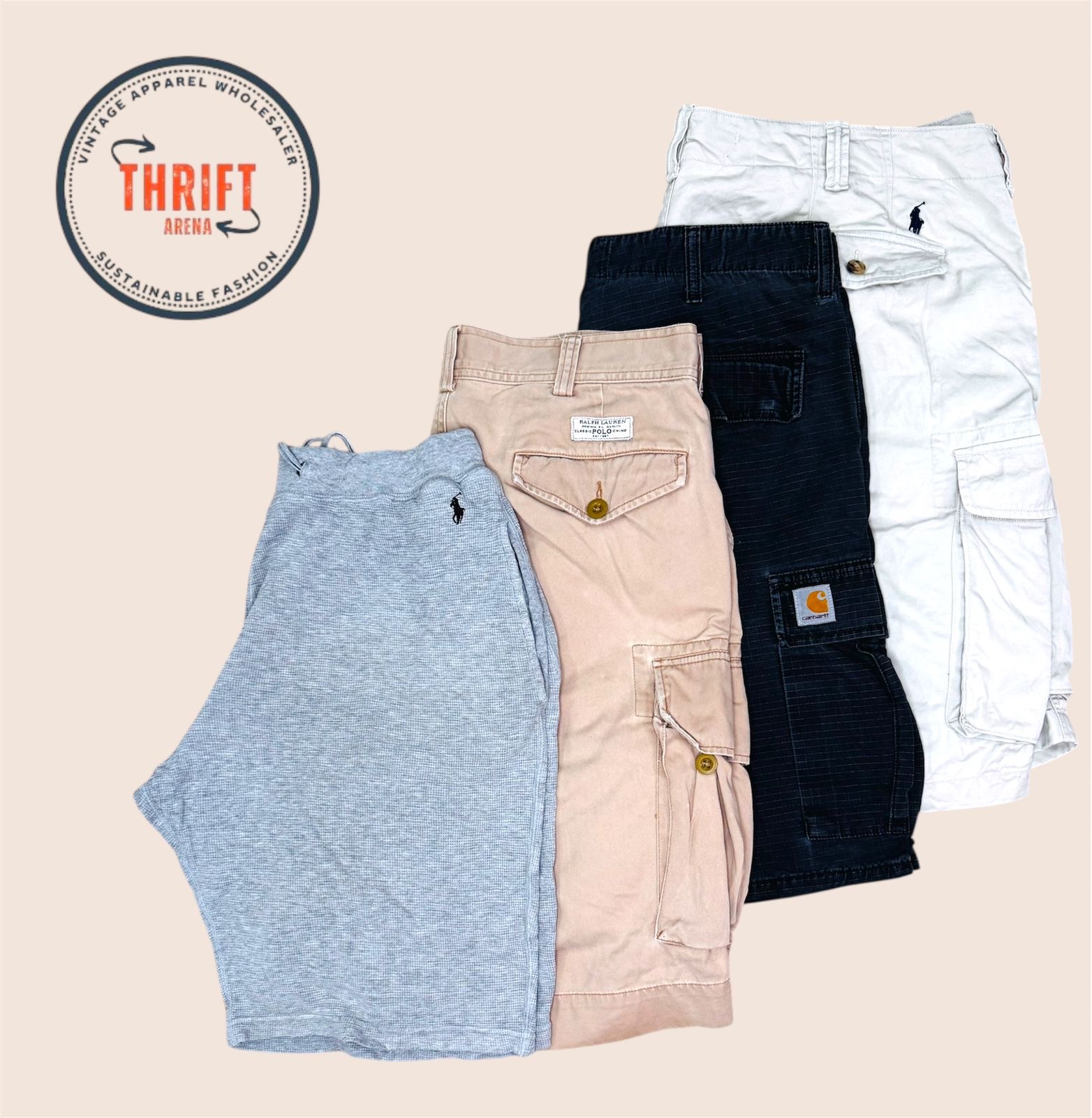T1078 Carhartt/RL/Levi’s Mix Shorts 9 Stück