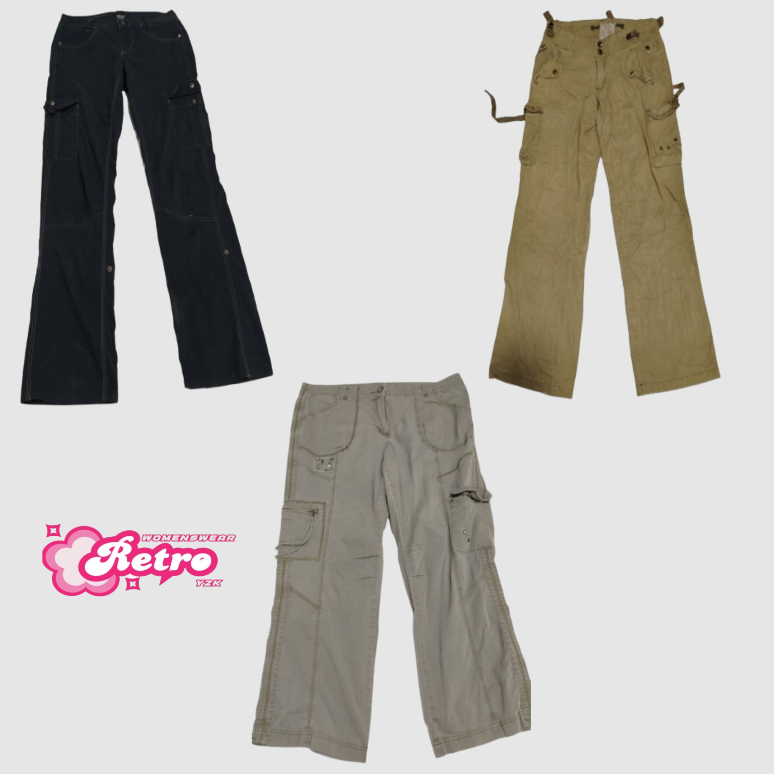 Pantaloni cargo Y2K